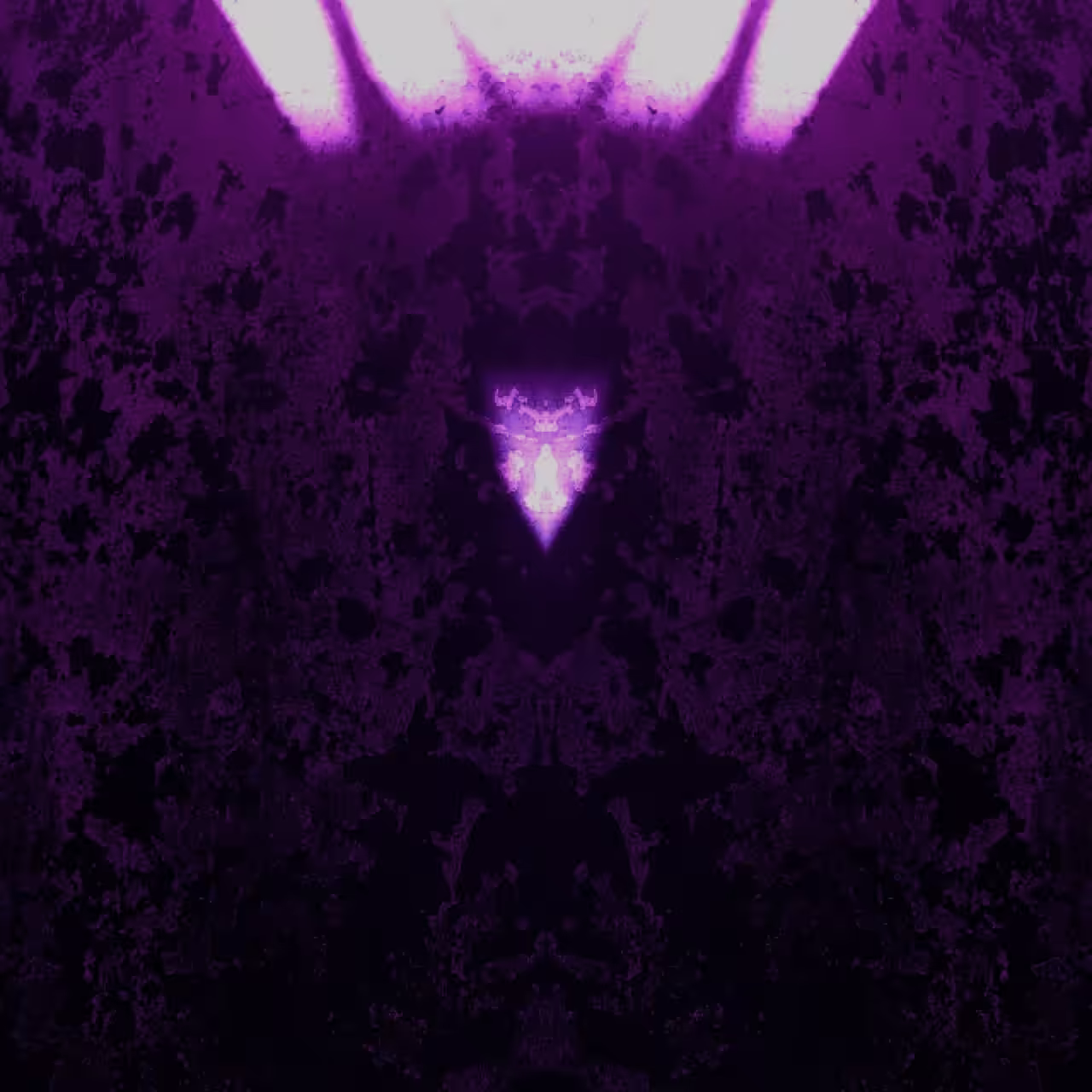 Purple Ink Blot Bat