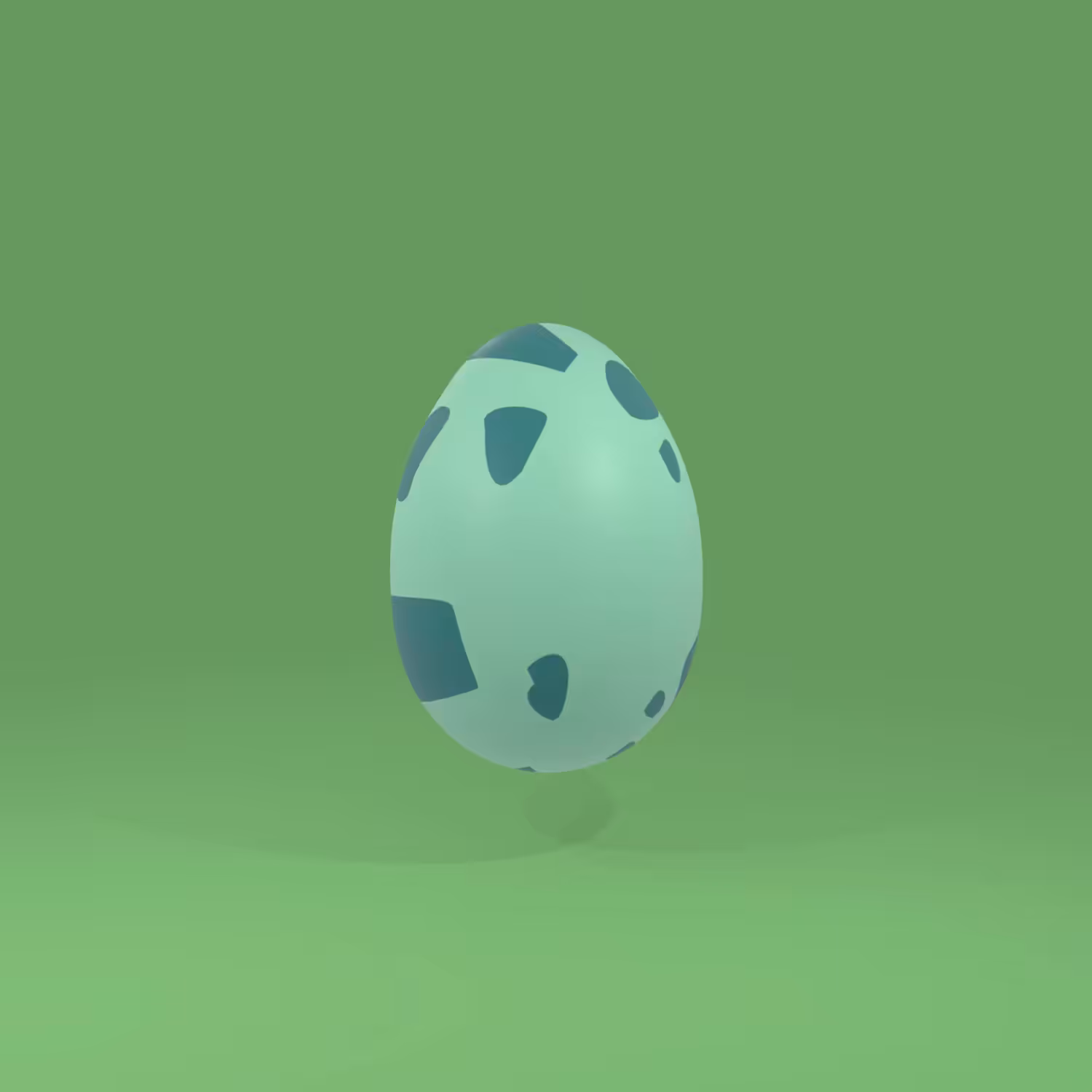 #001 - Grassy egg