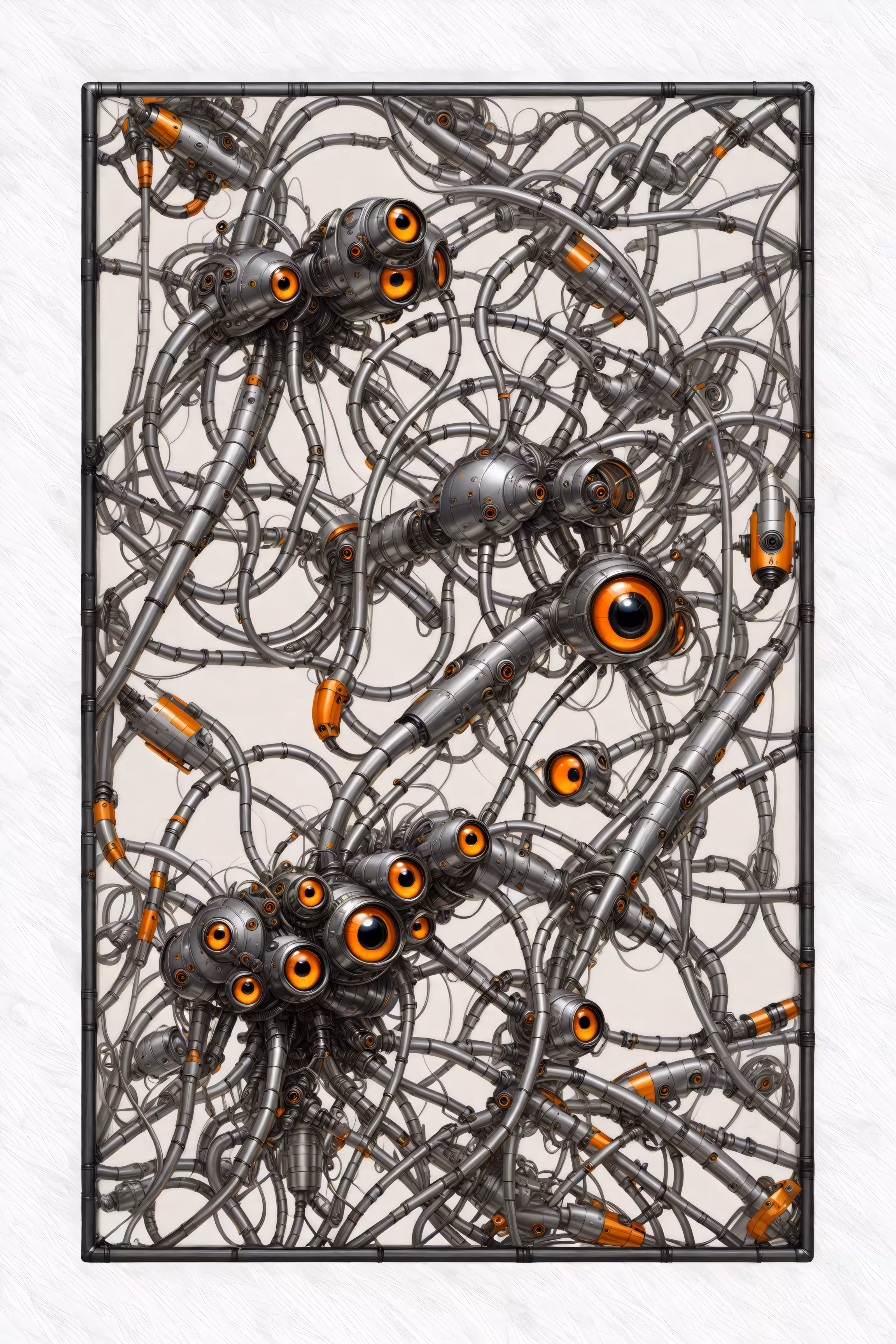 UBK #256 Orange Insects