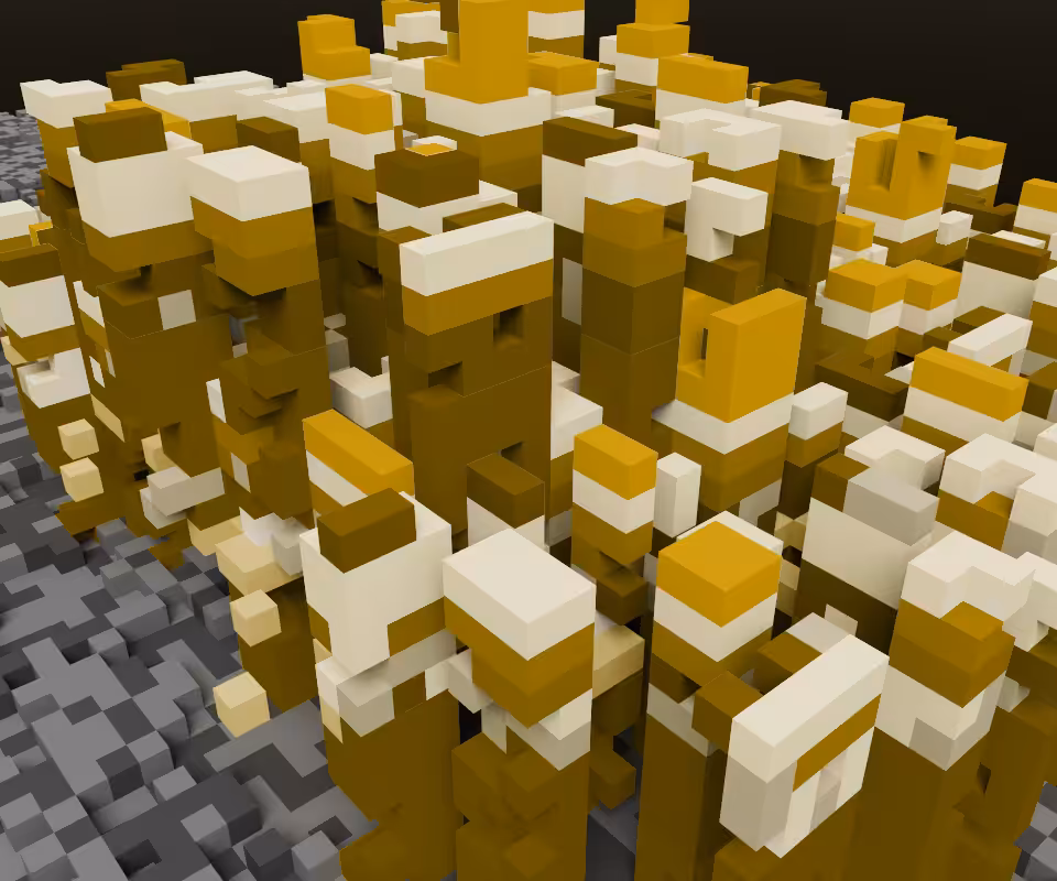 3D colorful blocks 02