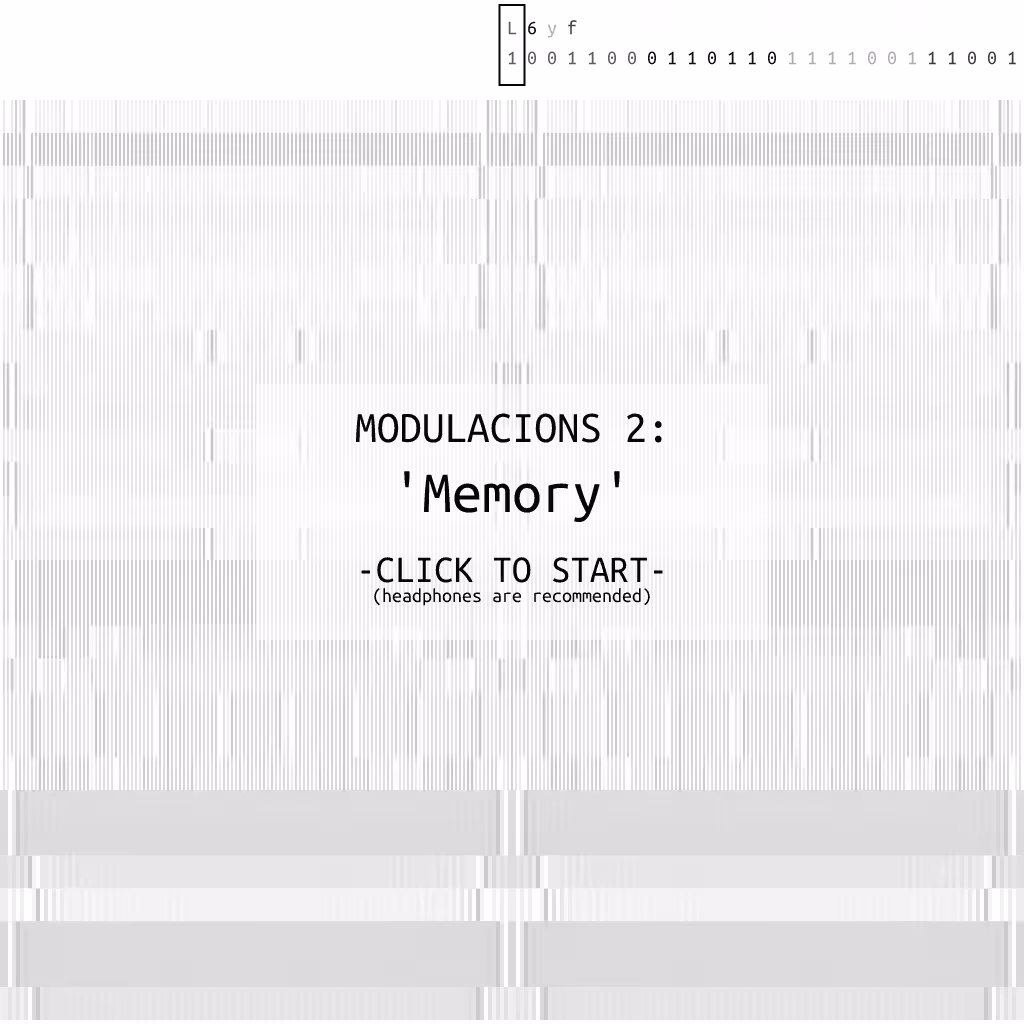 Modulacions 2: 'Memory' (audio) #110