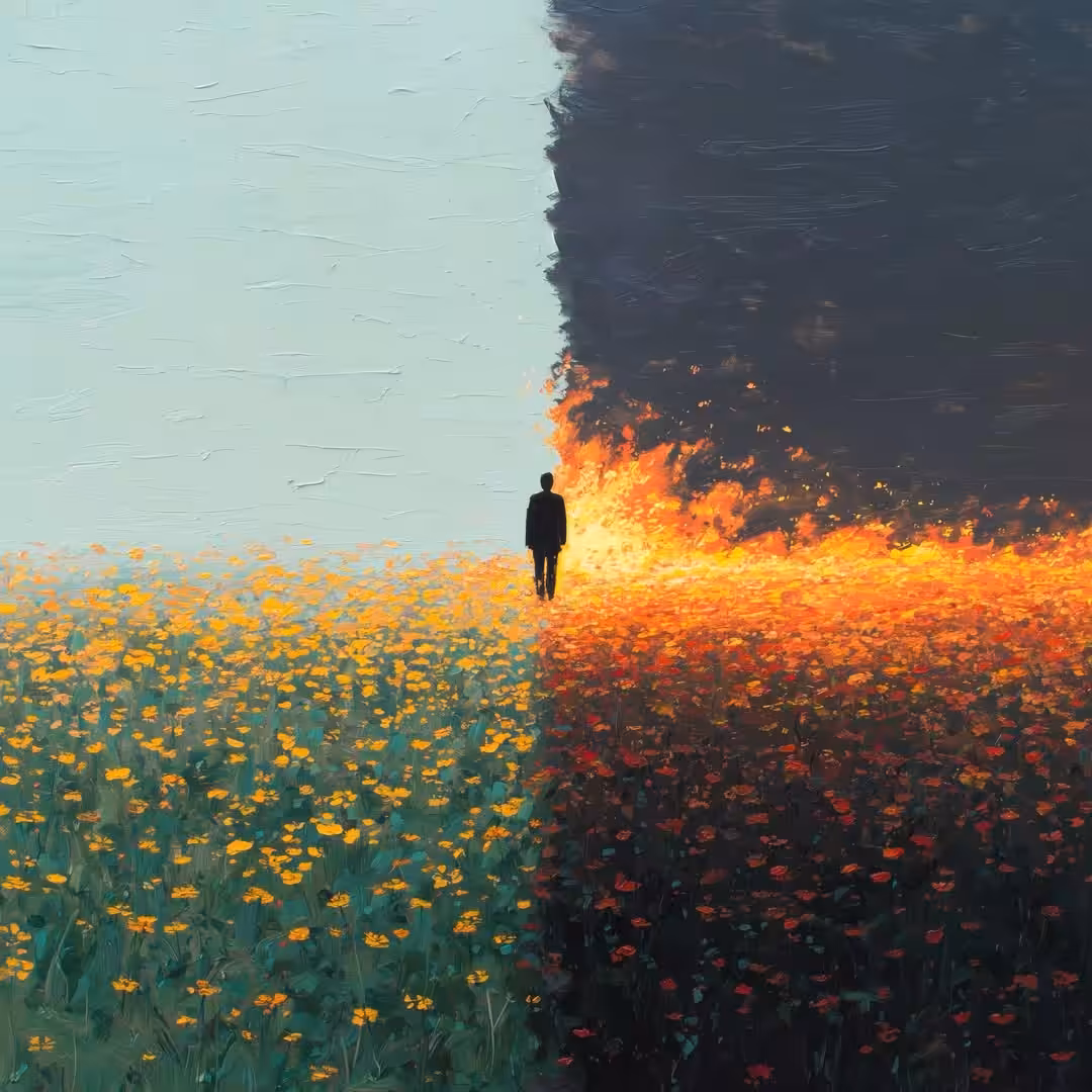 Between Bloom and Burn