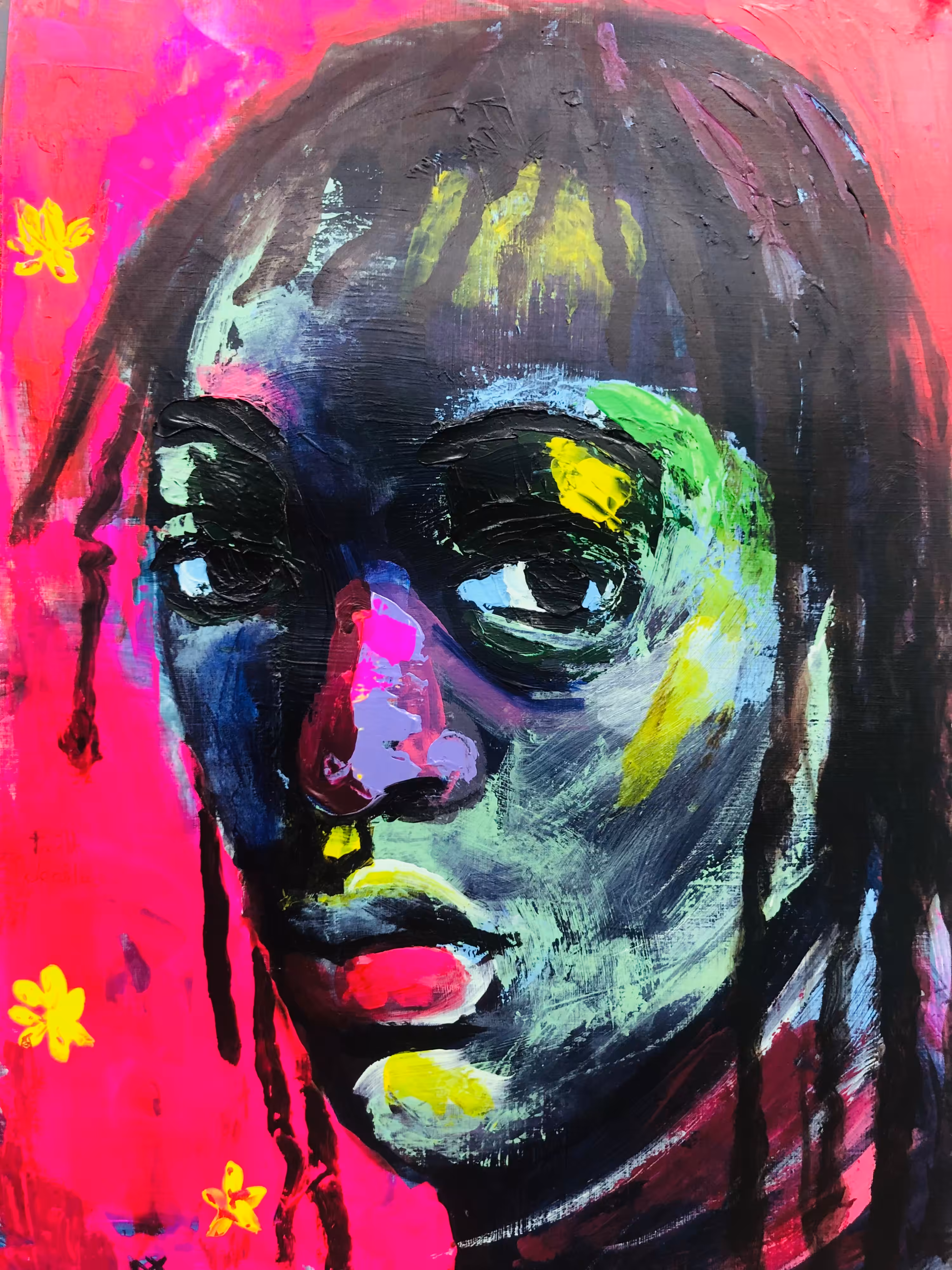 Hard Truth (a portrait in Magenta)
