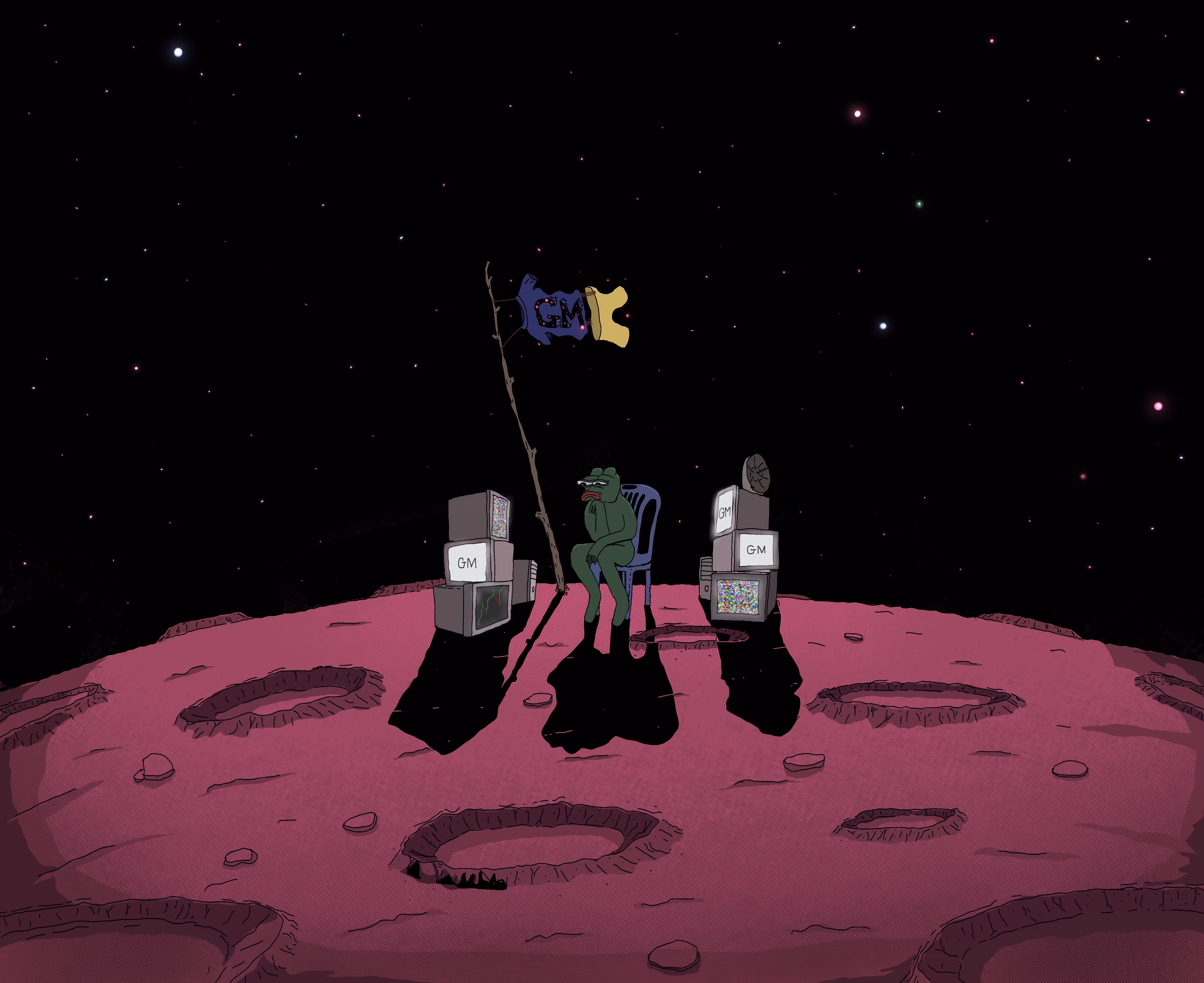 Gm on the moon