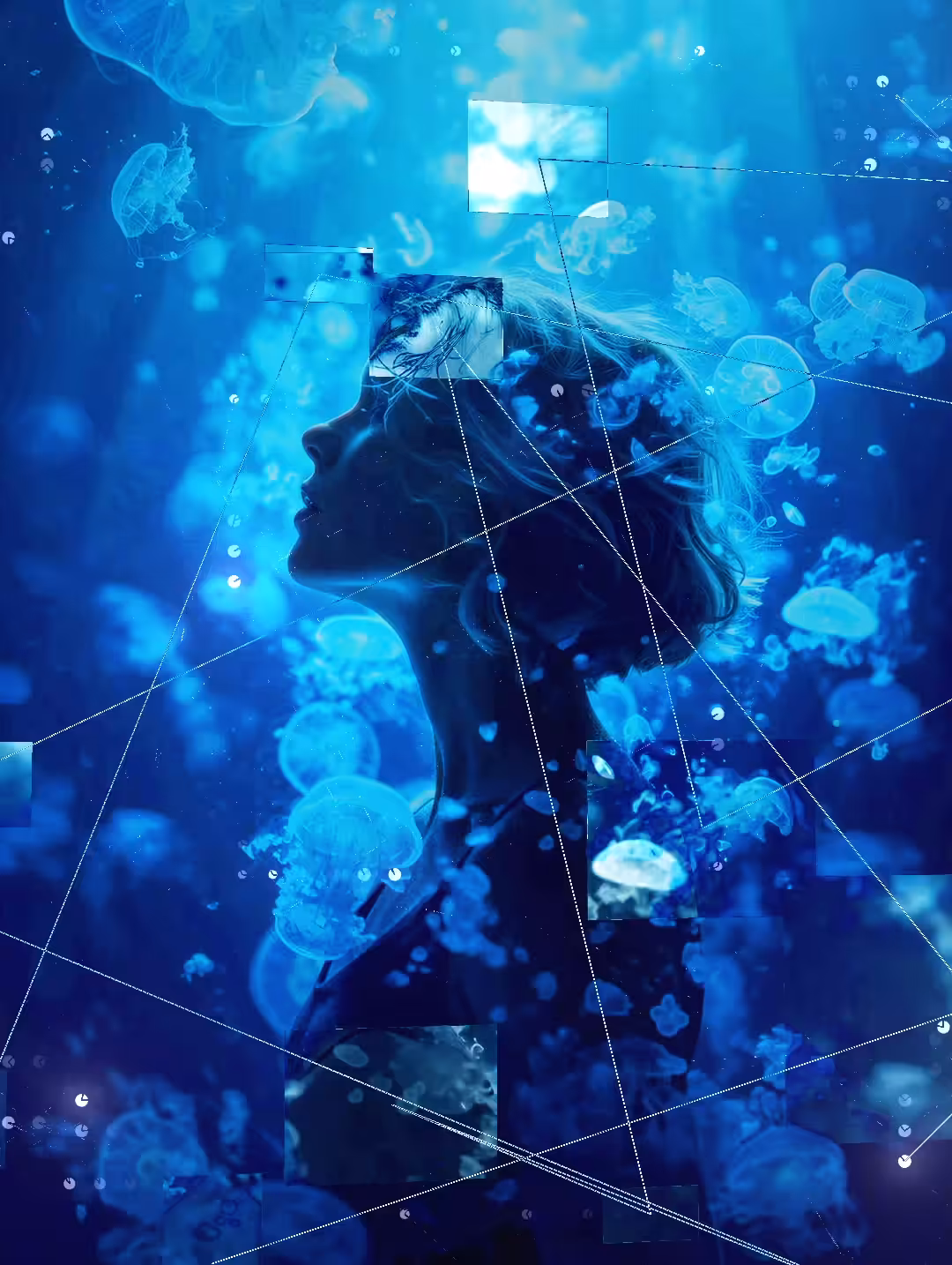 Inside the blue