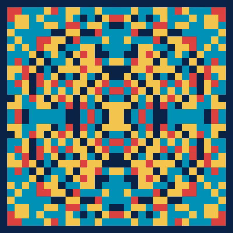 Pixel Mandala #93