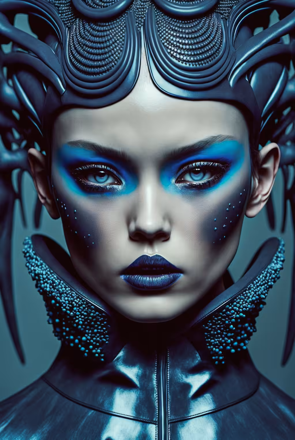 Cybernetic alien fashion