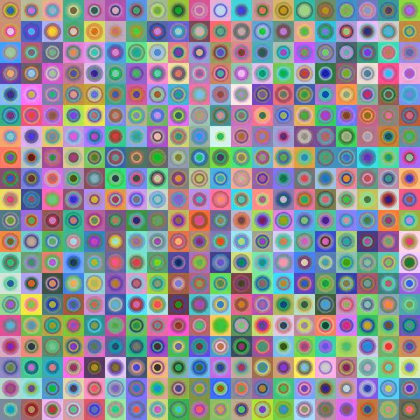 400 circles  #6