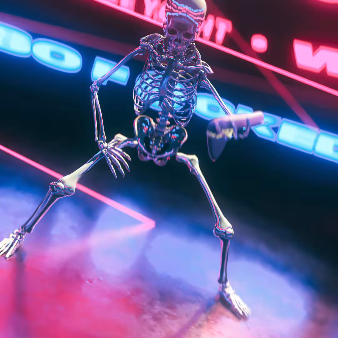 Twerk Skeleton