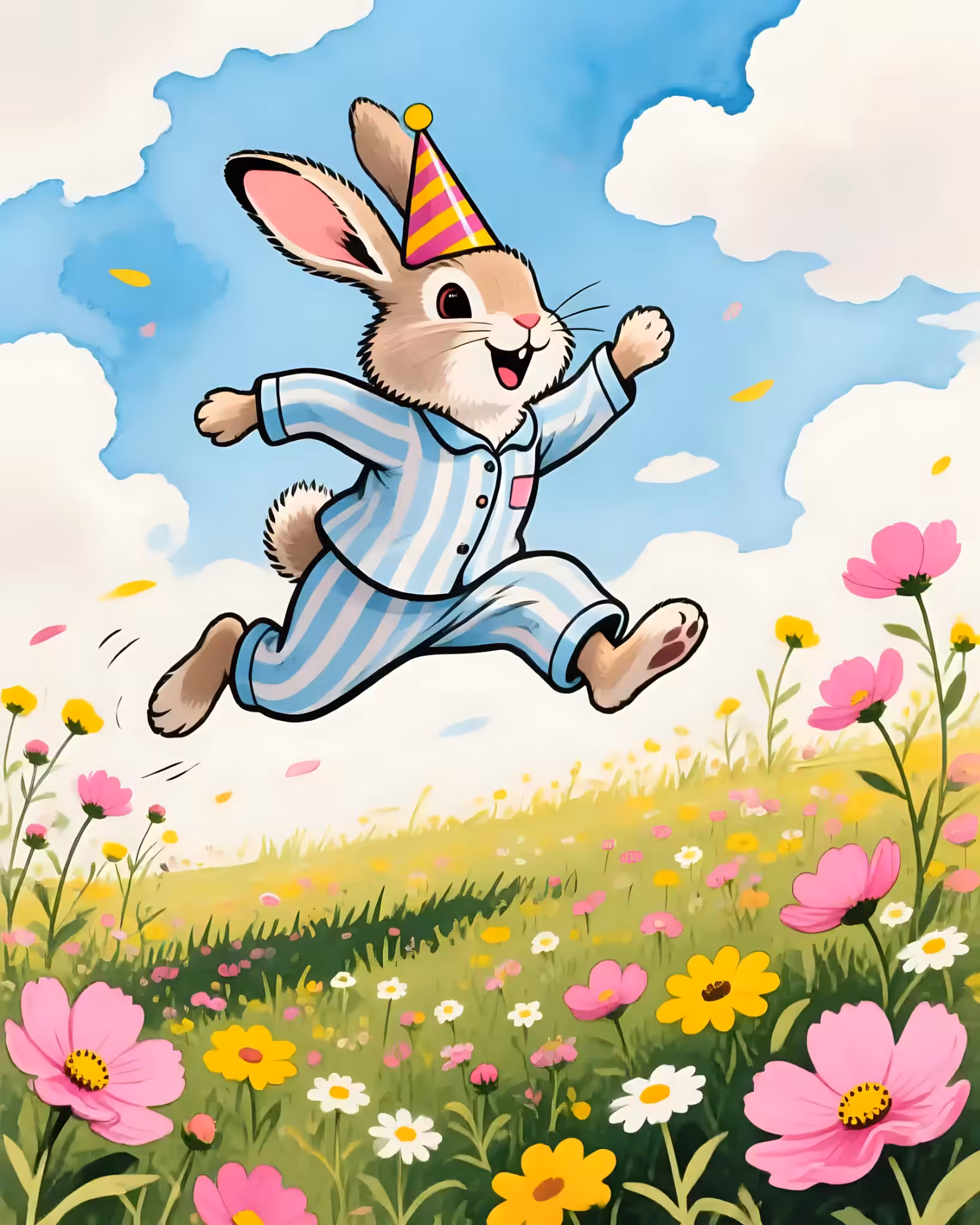 The leaping lucky bunny 