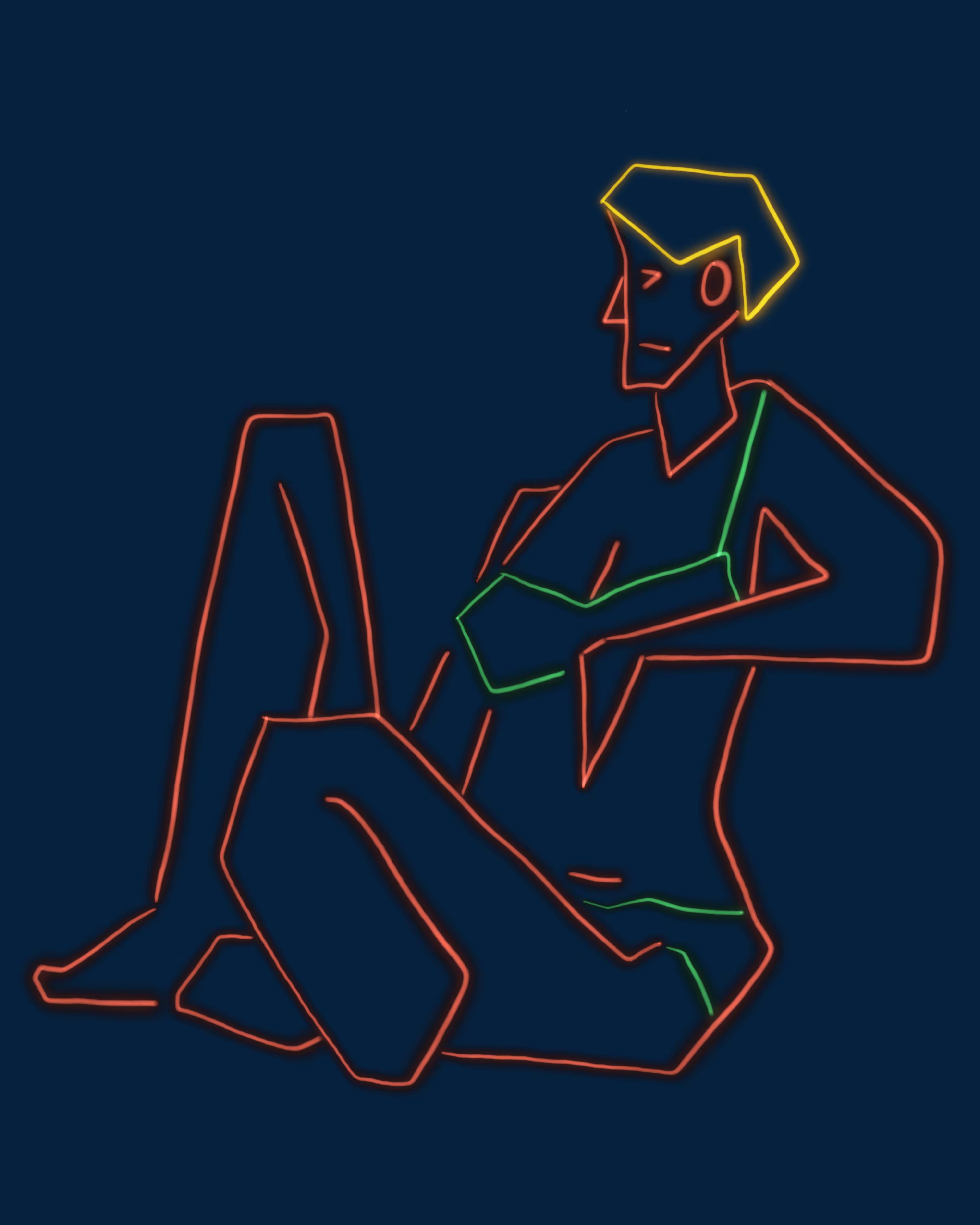 Life Drawing - Neon - 24.03.2021