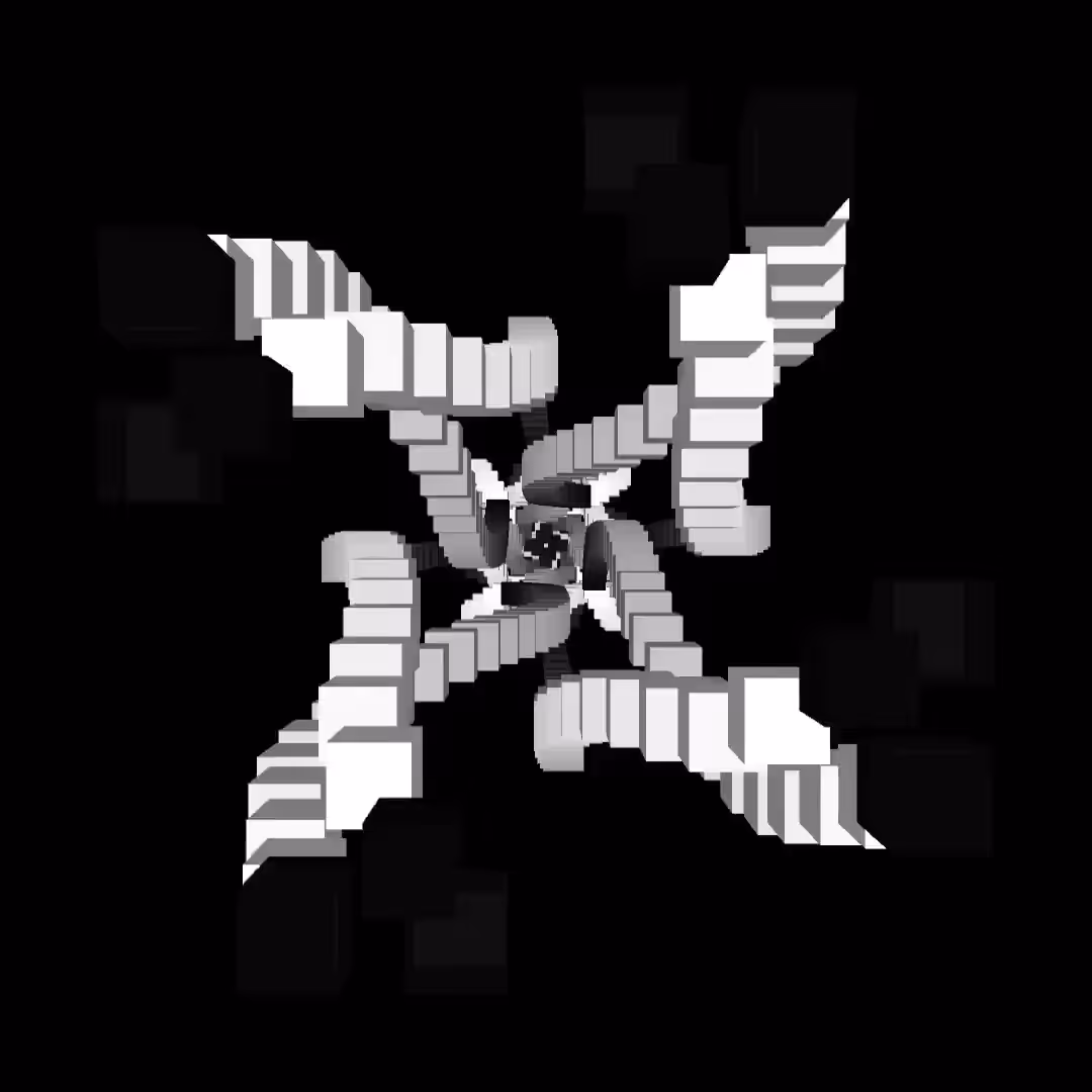 Endless black and white