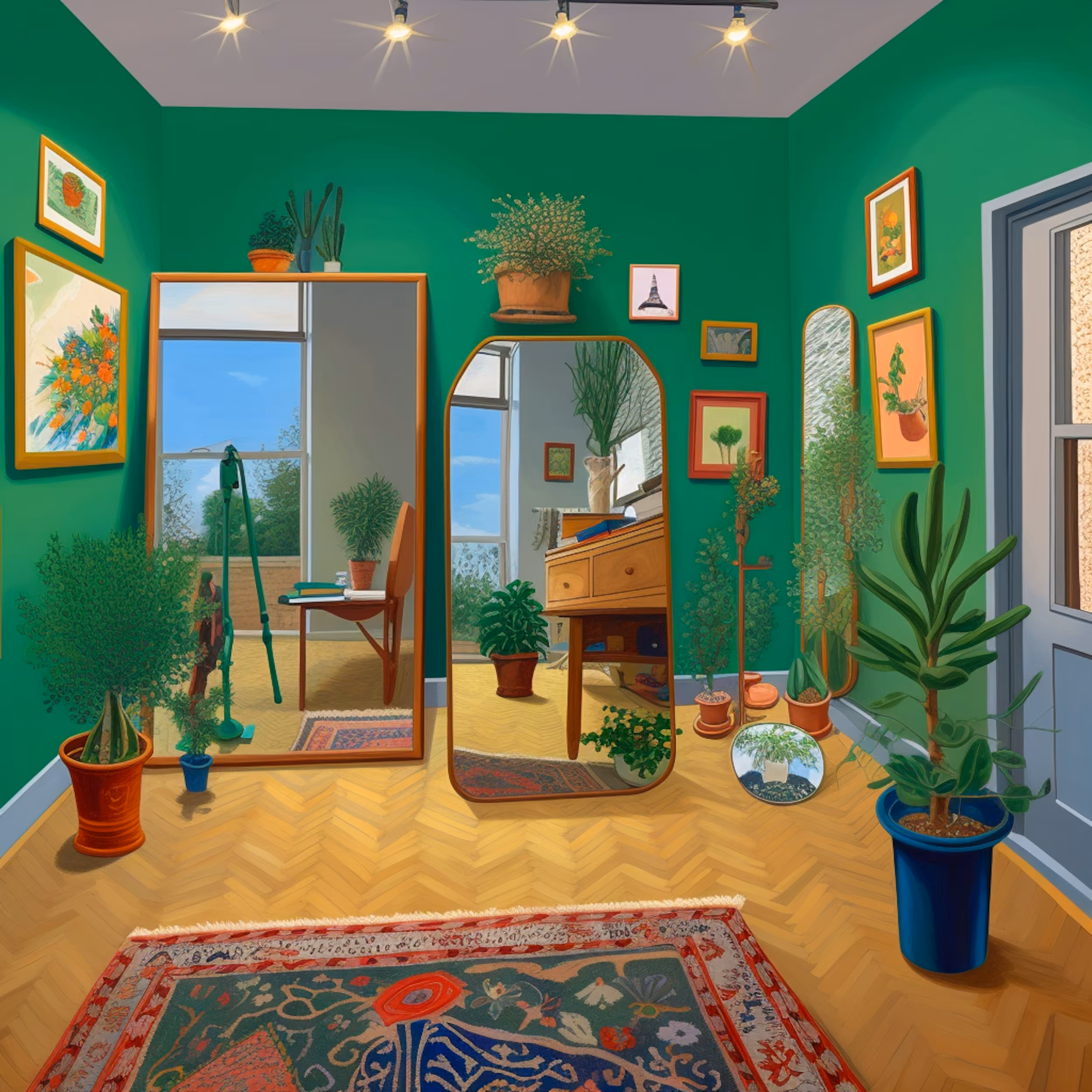 Mirrors in the Room