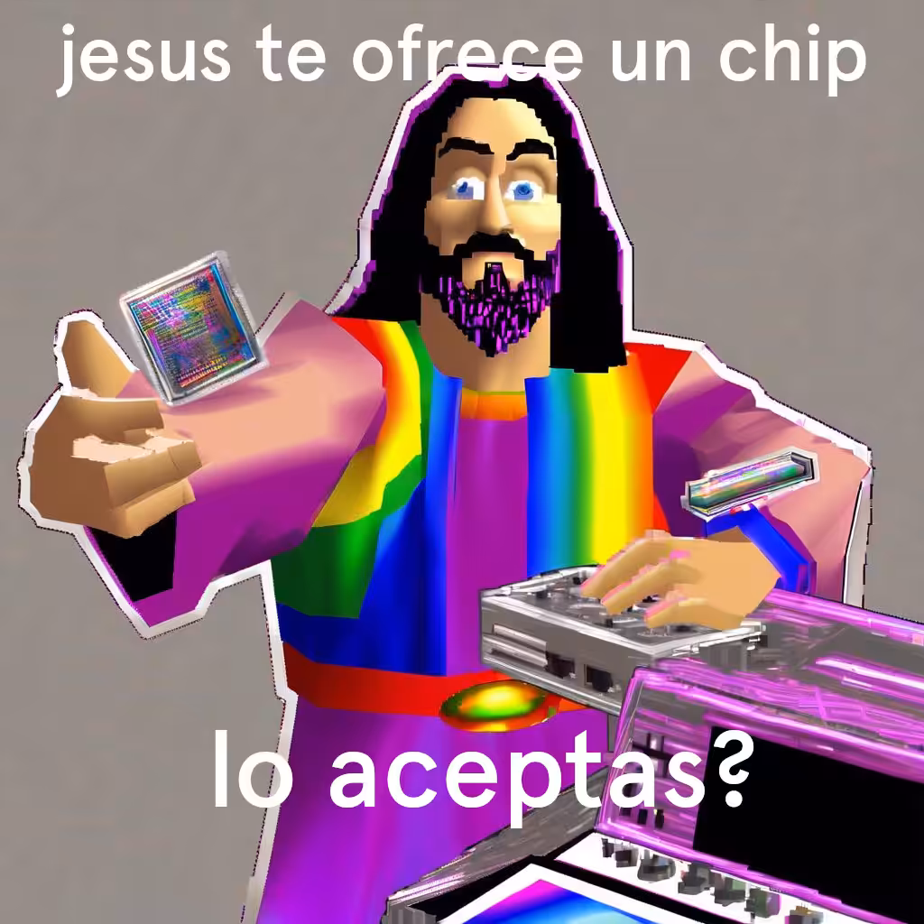 jesus te ofrece un chip.... aceptas?