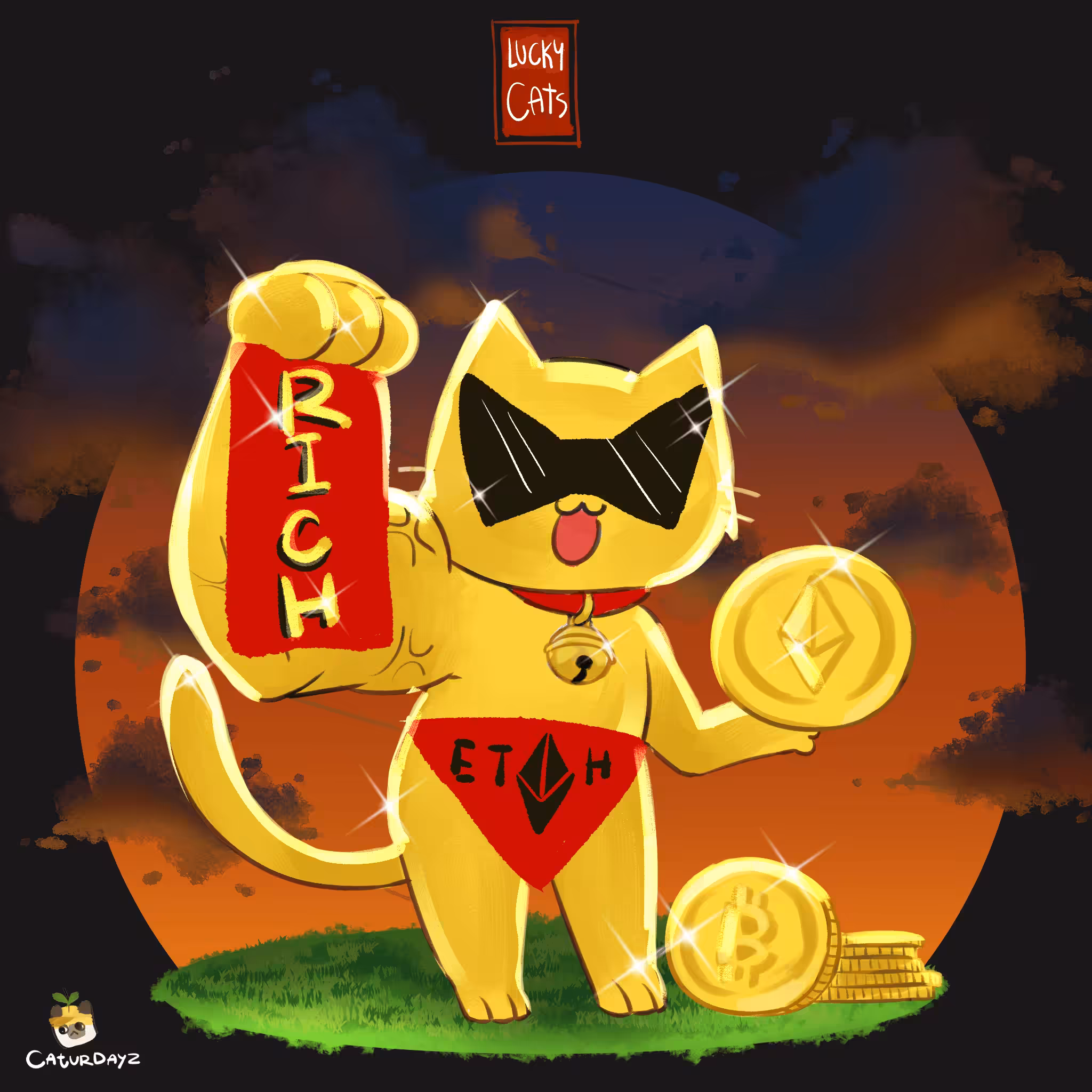 Lucky Cats : Gloden Cat