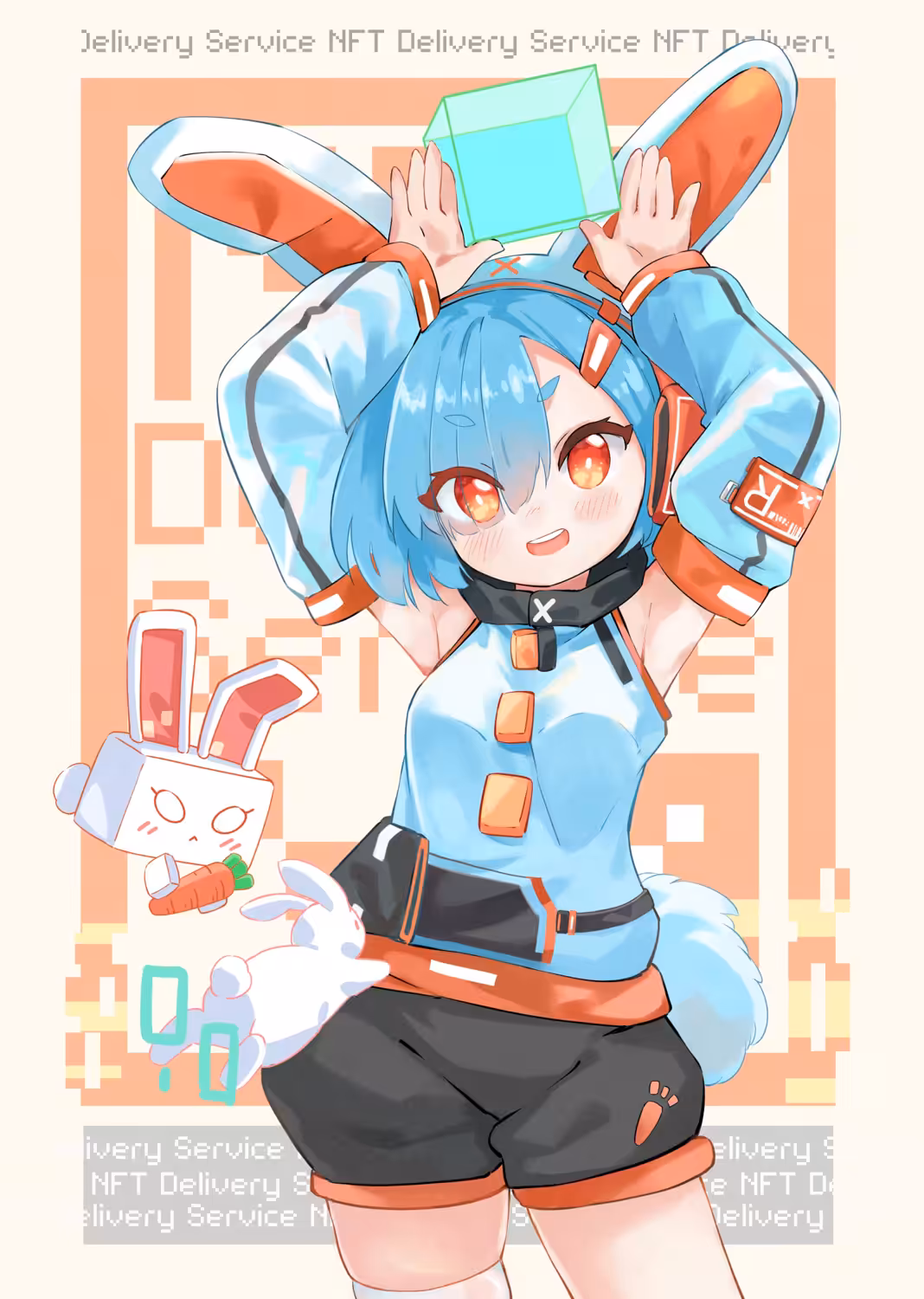 NFT Delivery Service : Riders 006 [Usagi-chan]