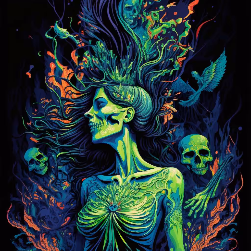 🌟A World of Colorful Art🌟: Midnight monsters Terror underground