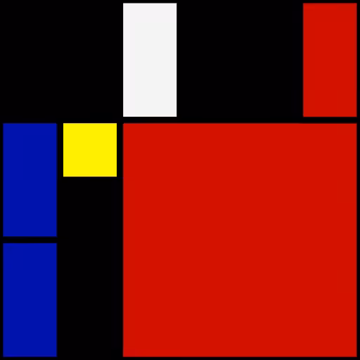 Mondrian Ticket  #11
