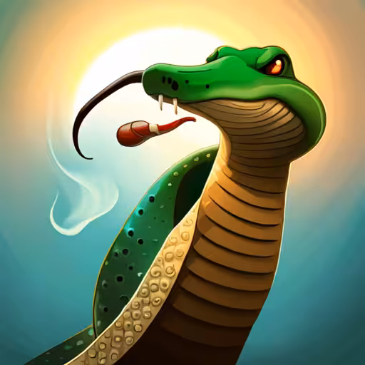 surprised snake