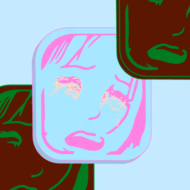 Card in the box "Crying girl" #16