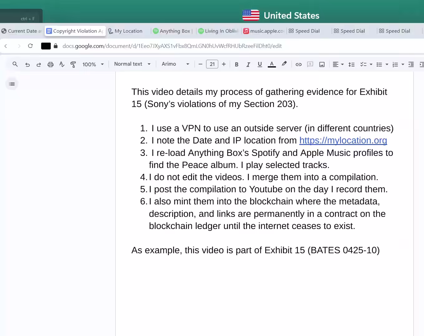 Exhibit 15: BATES 0425-204 to 0425-237: Exhibit 15 (Bates 0425-210) / Process Video and Breach Evidence
