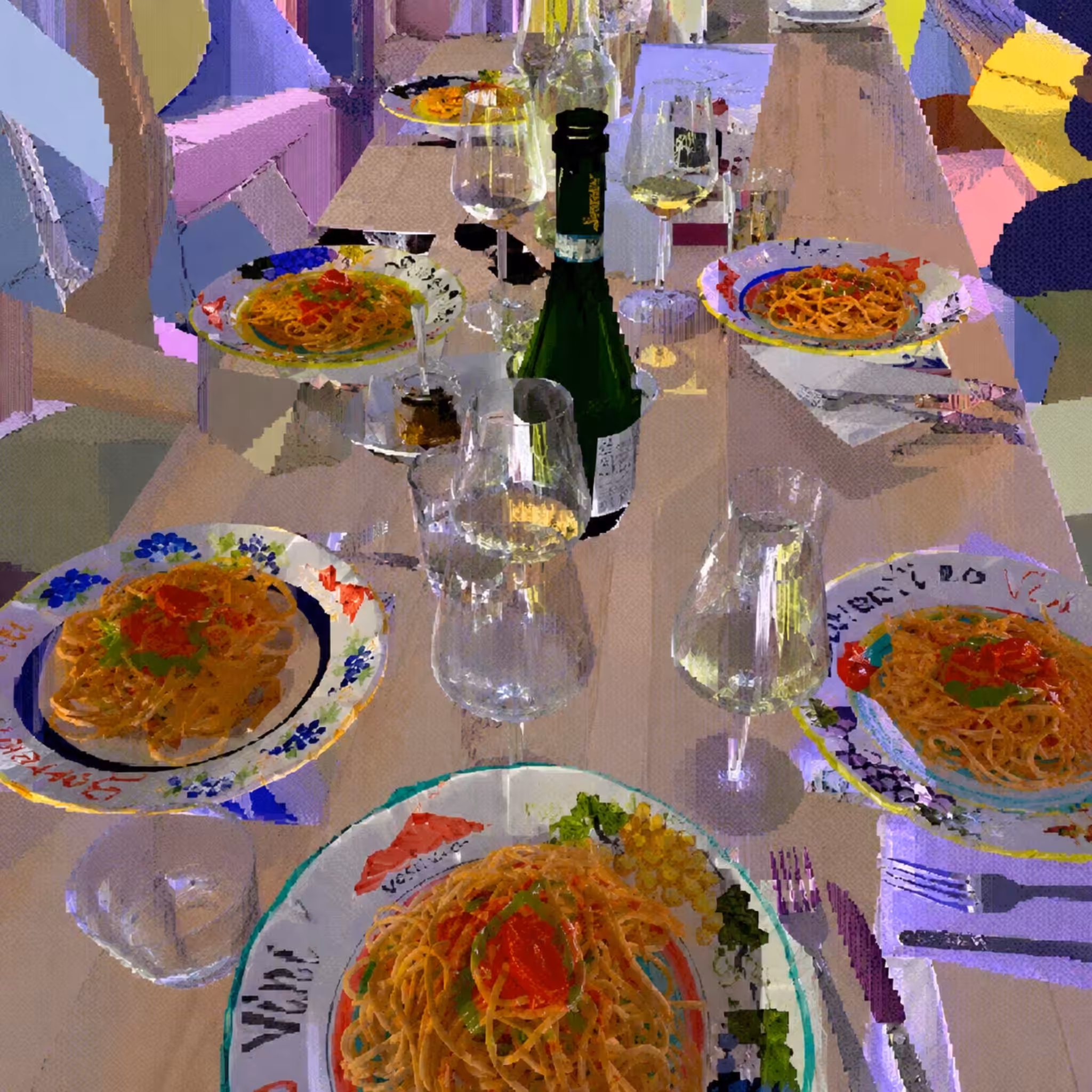 Pasta and Wine