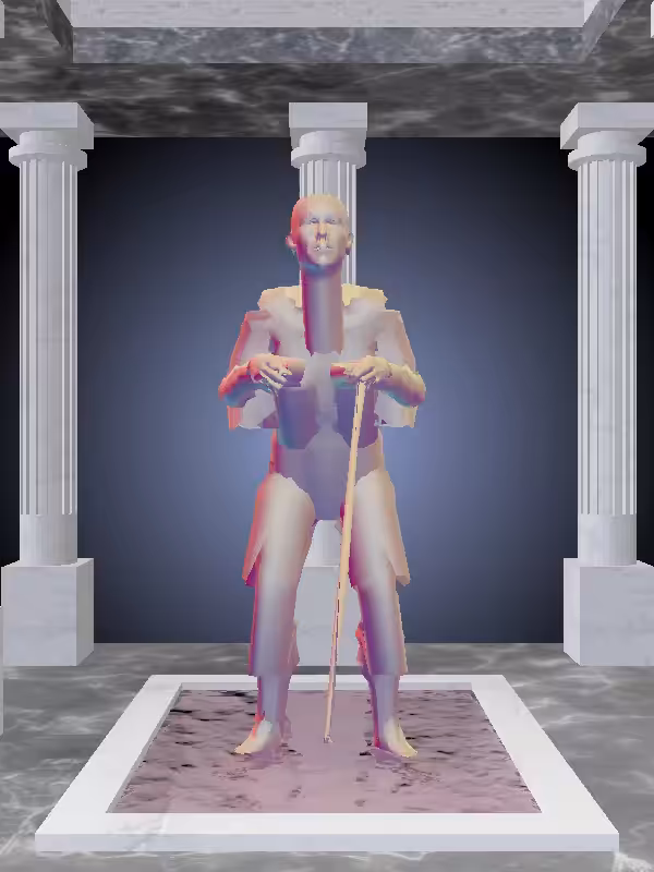 HeavenComputer: The Old Multichrome Haze Woman #3045