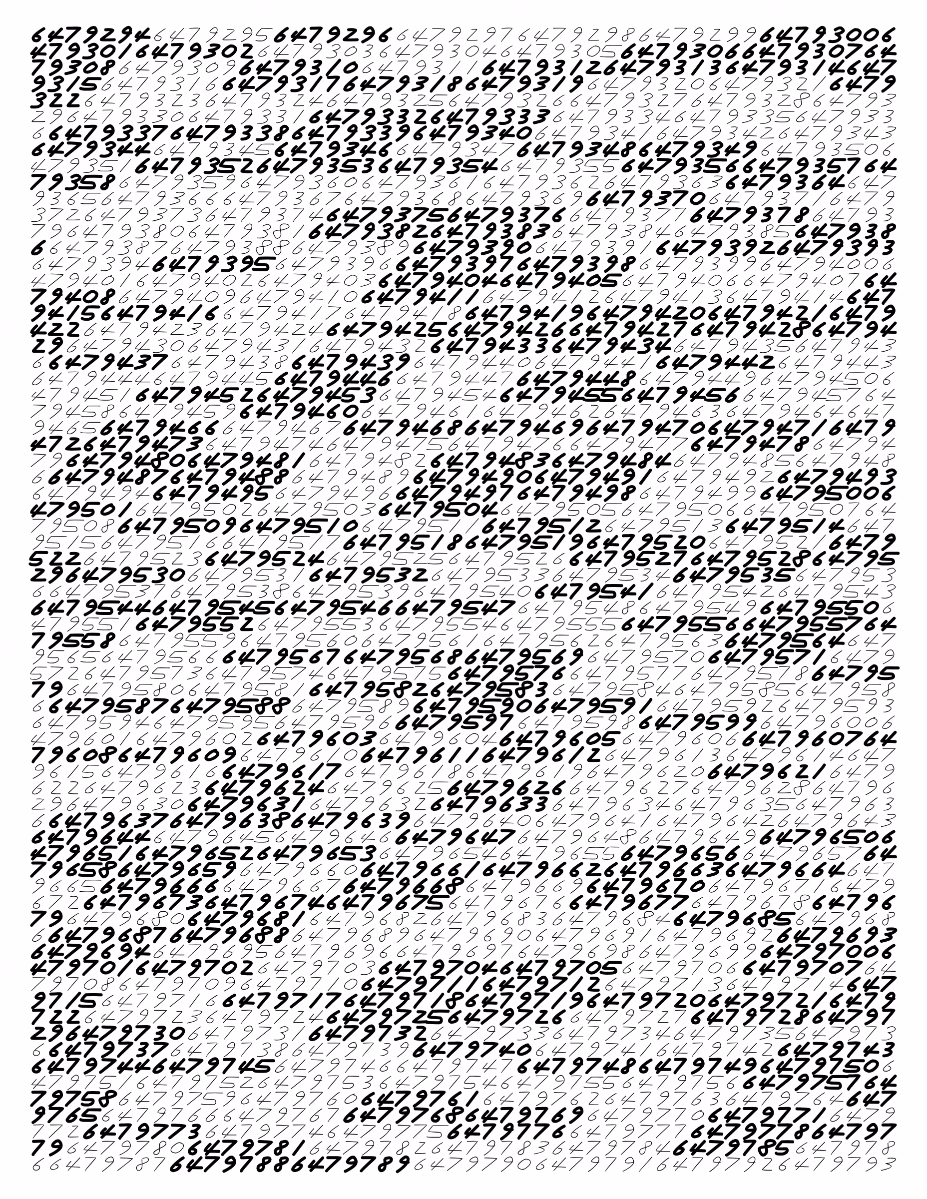 Endless (5,607,250 to Infinity) #3003