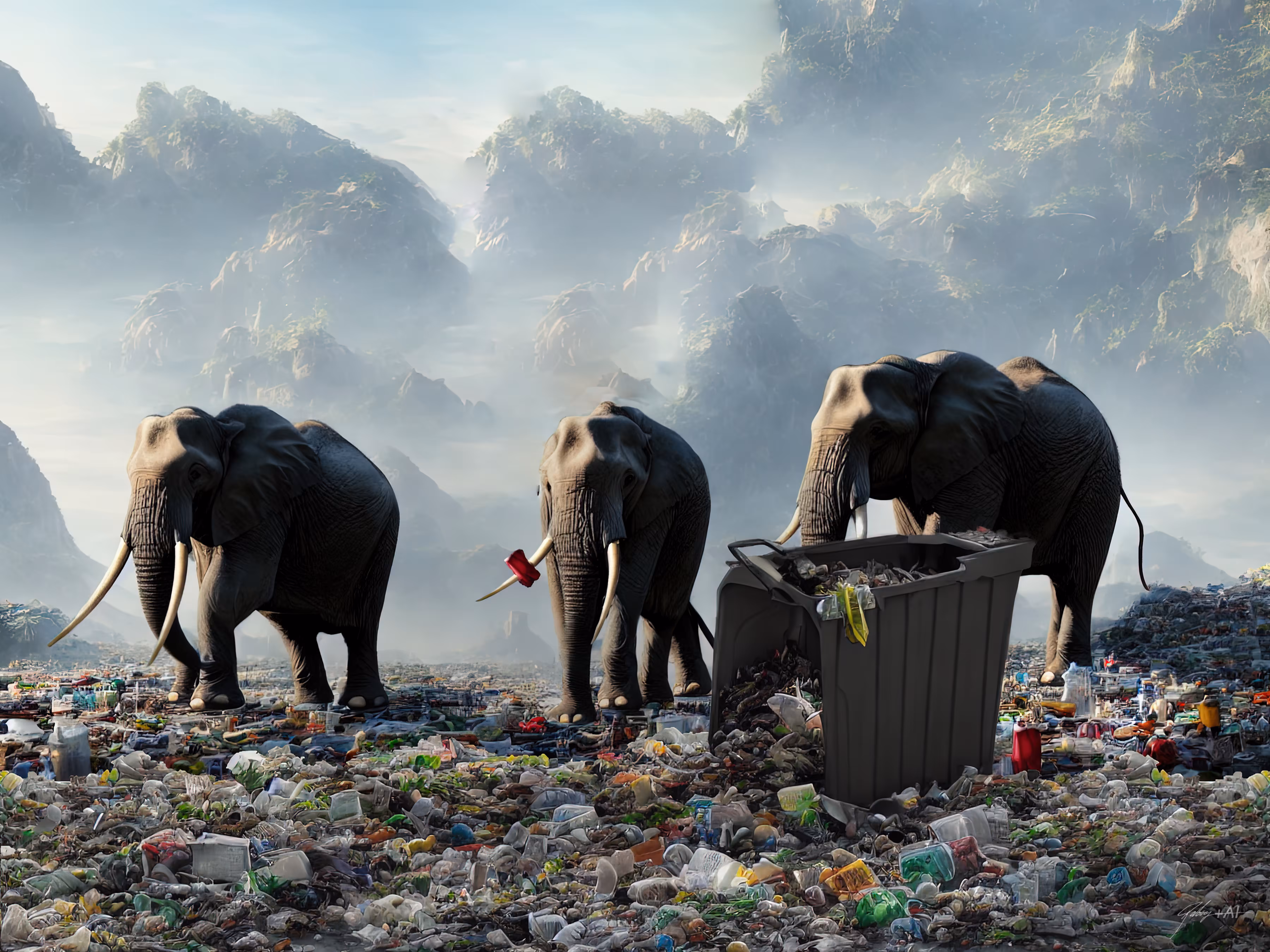The mutant trash lands