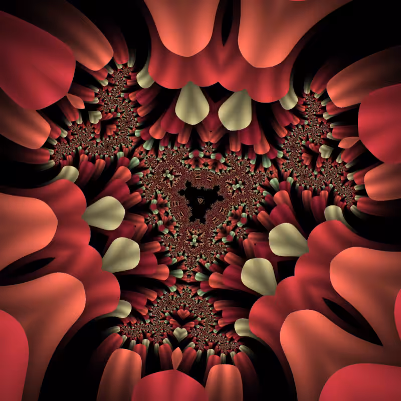 Fractal Flower #166