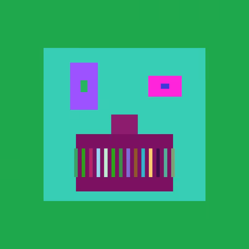 "make a robot face" #2