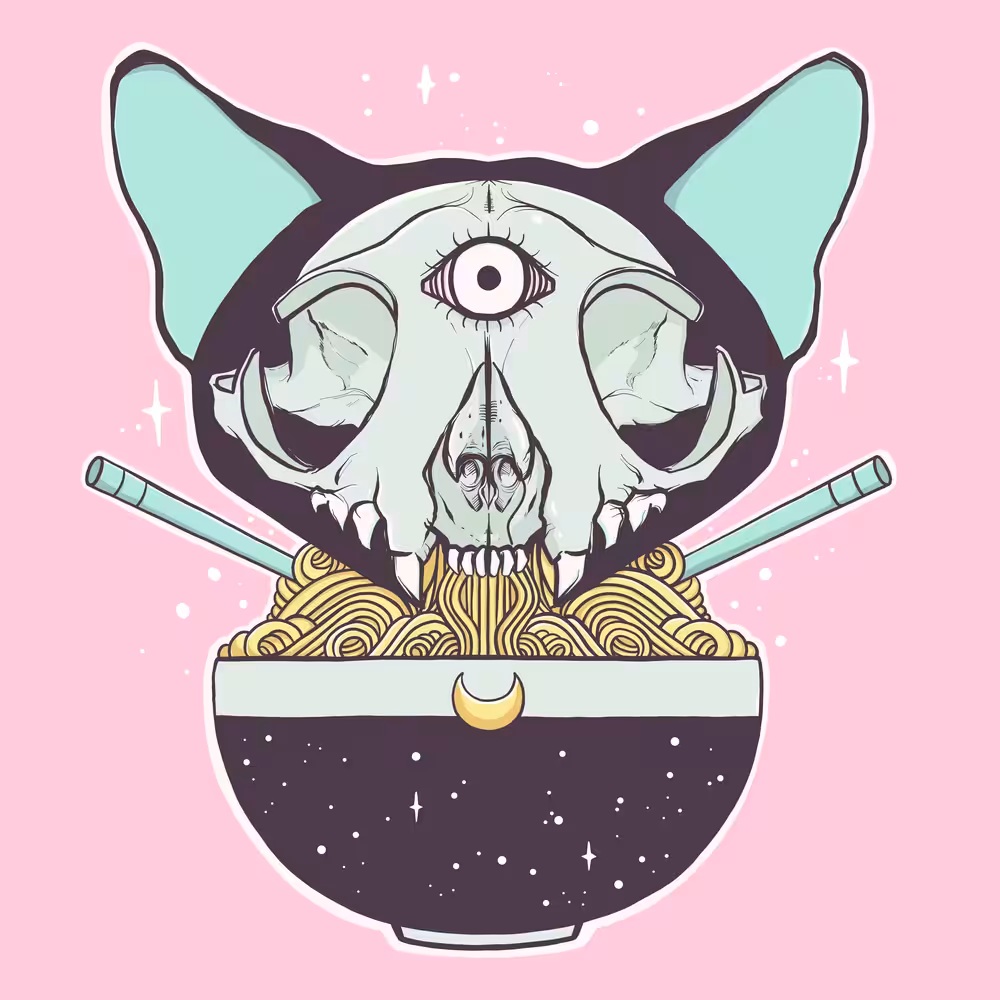 Cat Skull Ramen