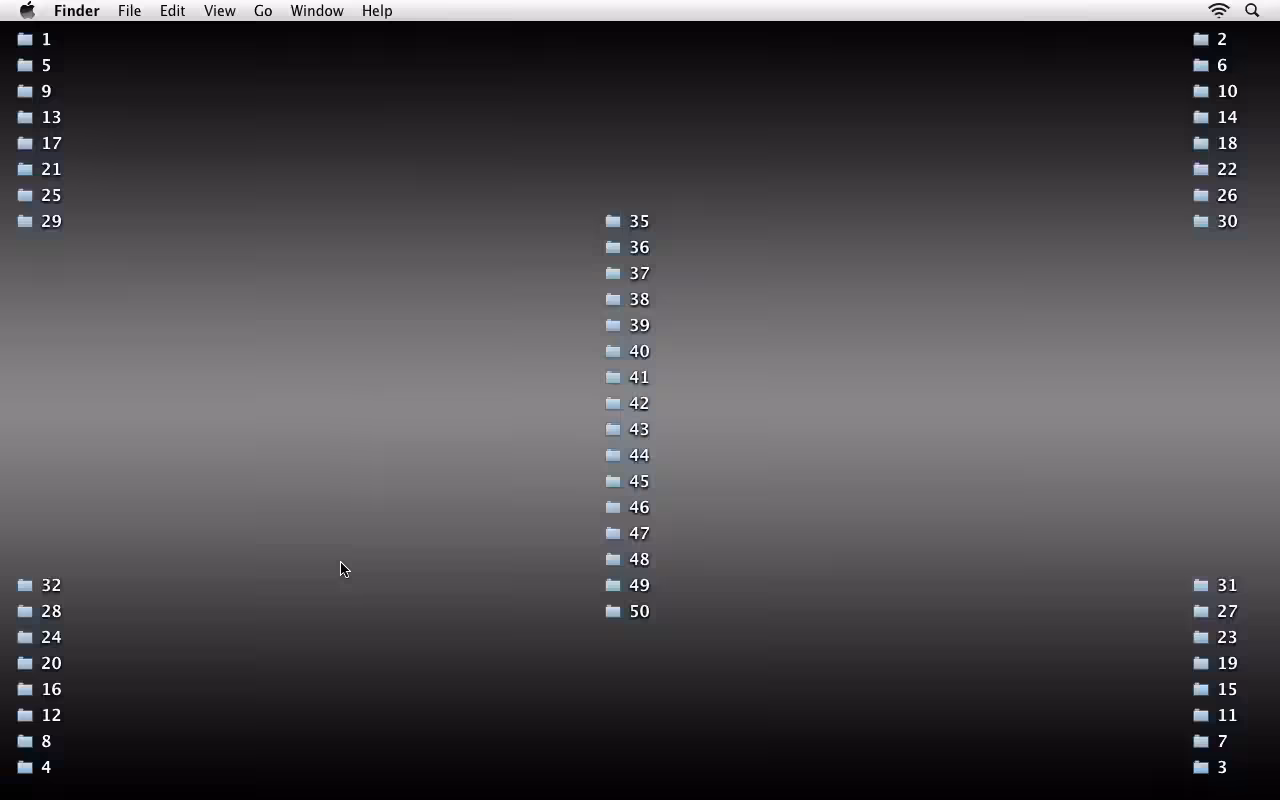 Opening Folders