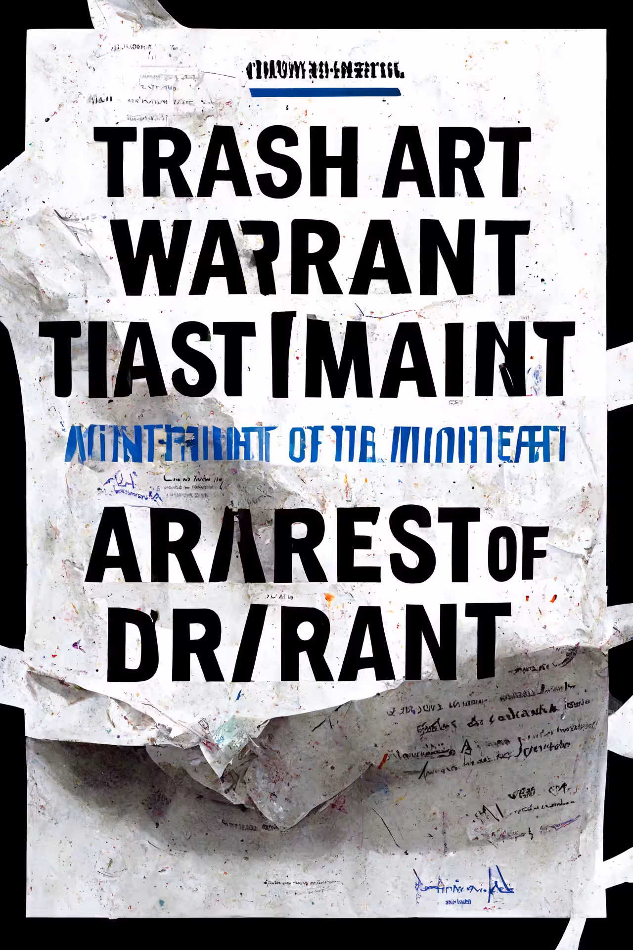 TRASHART WARRANT: ARREST AND DETAIN