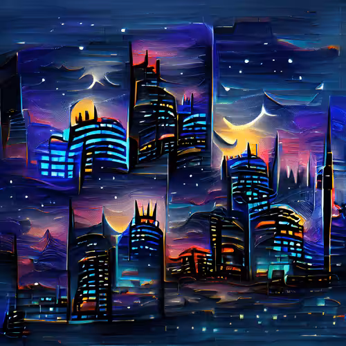 Night City Skyline