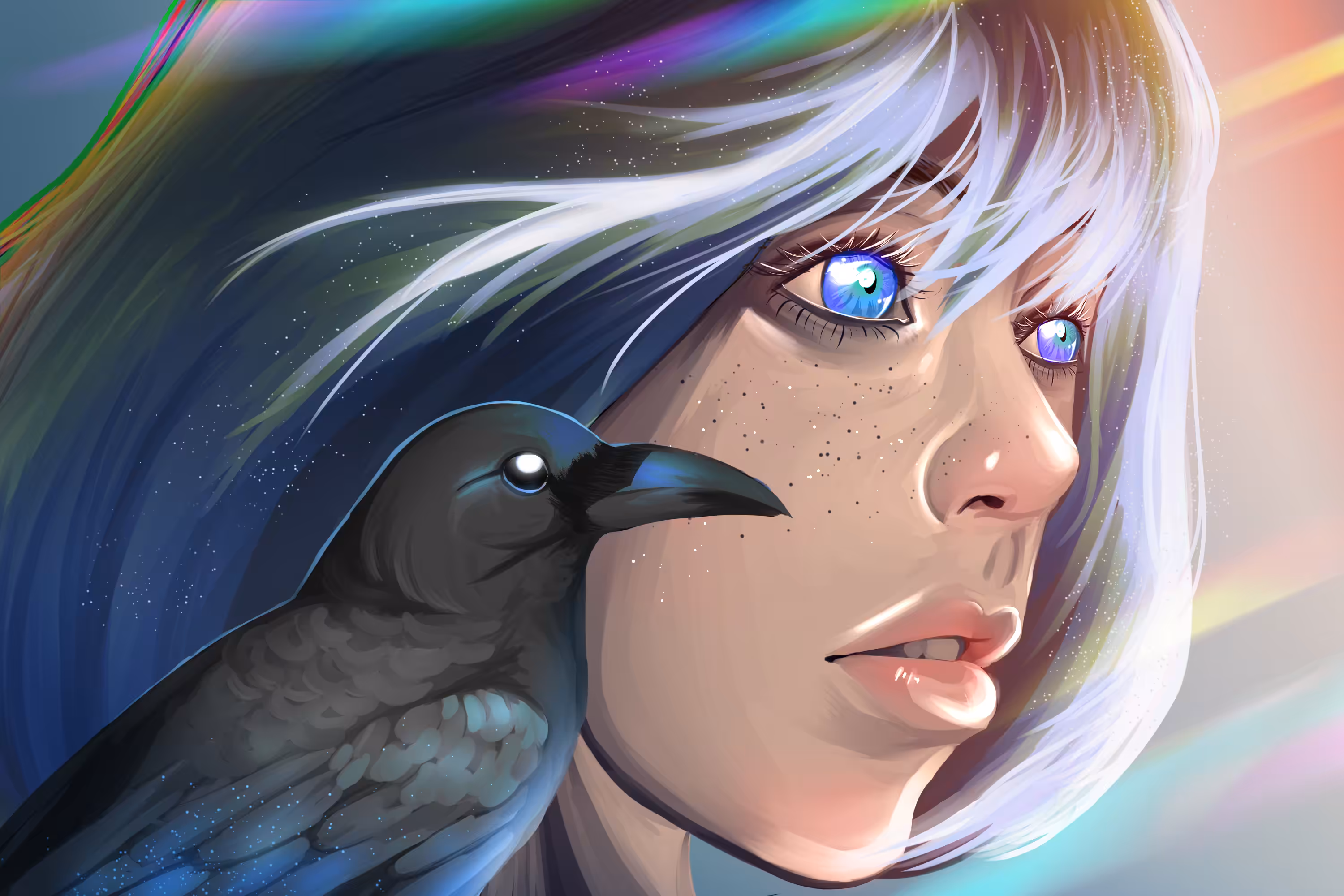 BIRD LADY #1: Raven