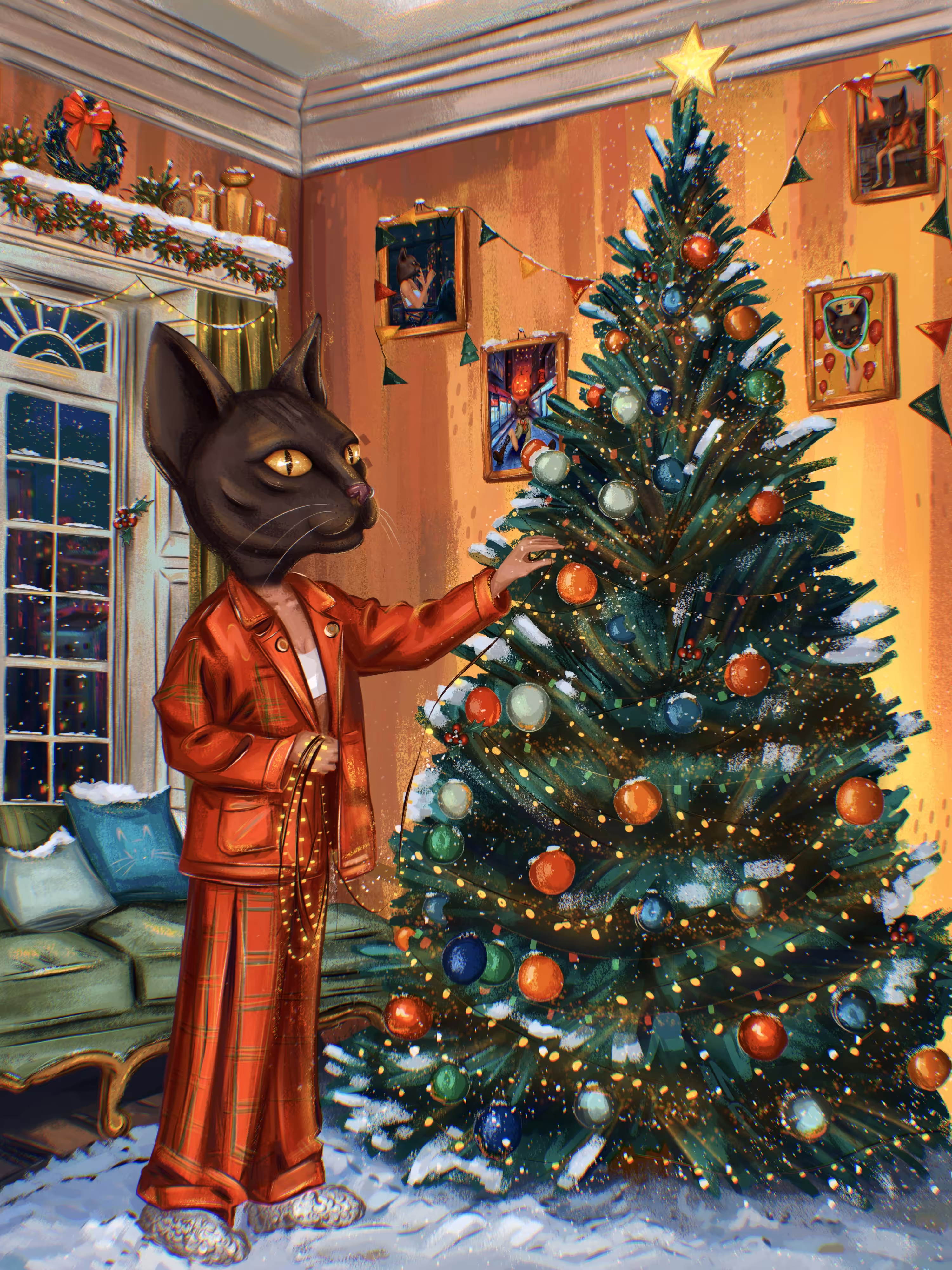 «Christmas cat»
