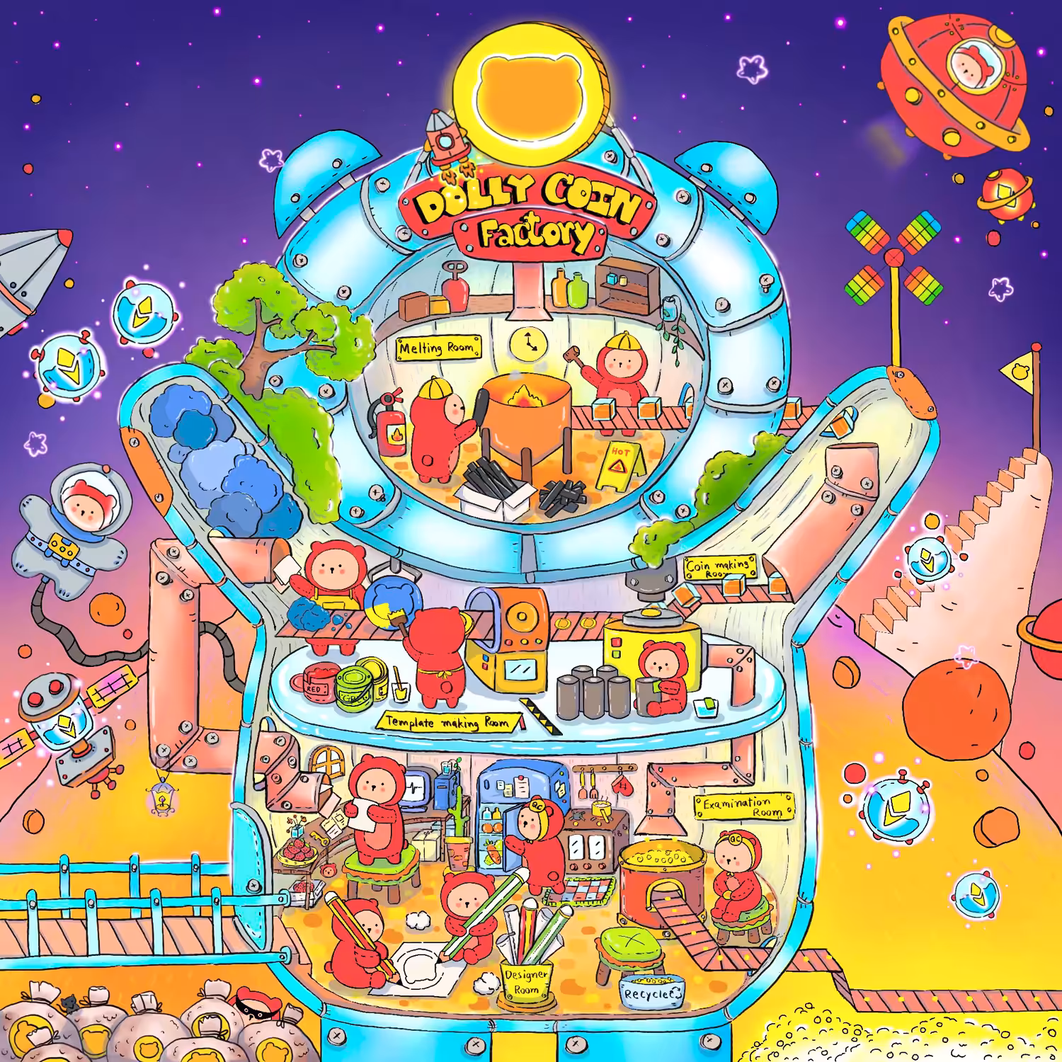 Dolly Coin Factory and Space