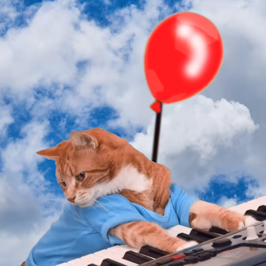 Keyboard Cat Balloon