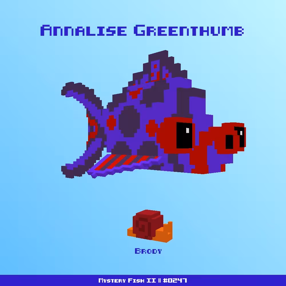 Annalise Greenthumb :: Mystery Fish 0247/1000