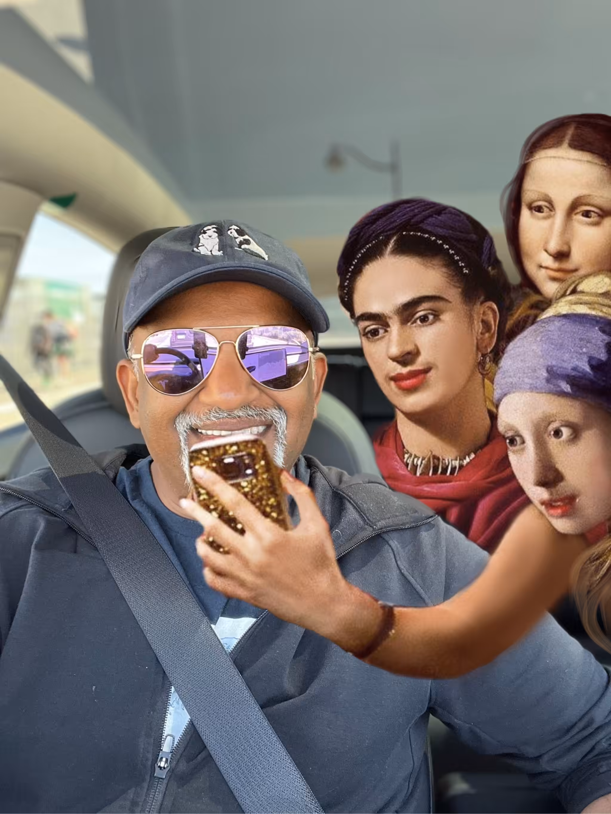 Selfie with collector