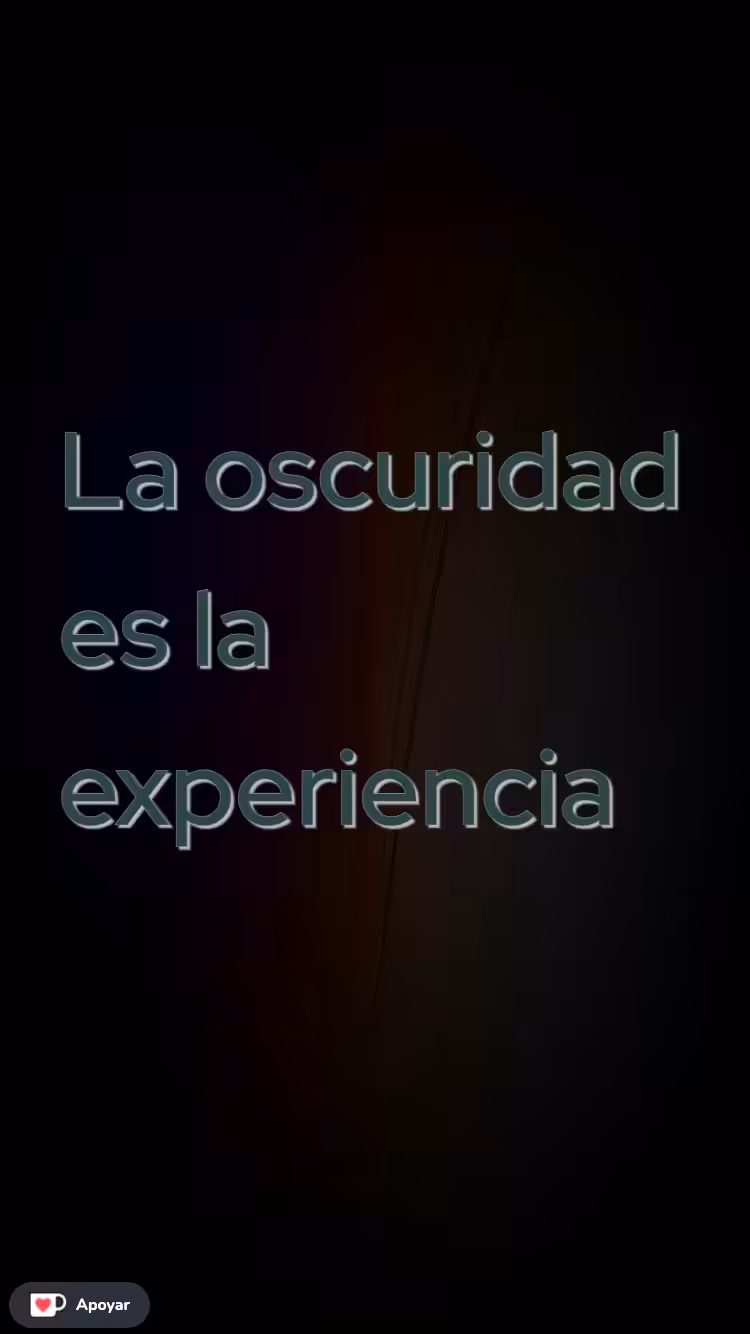 La oscuridad