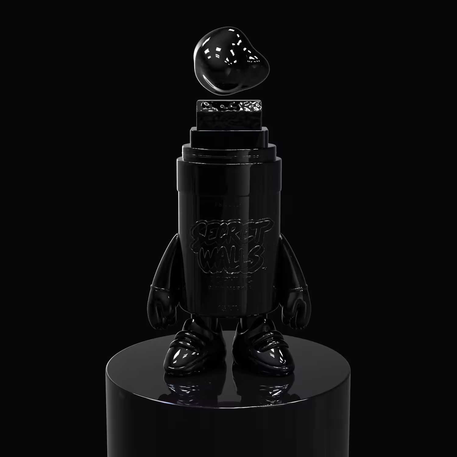 Secret Walls Marker Mascot (BLKOUT)