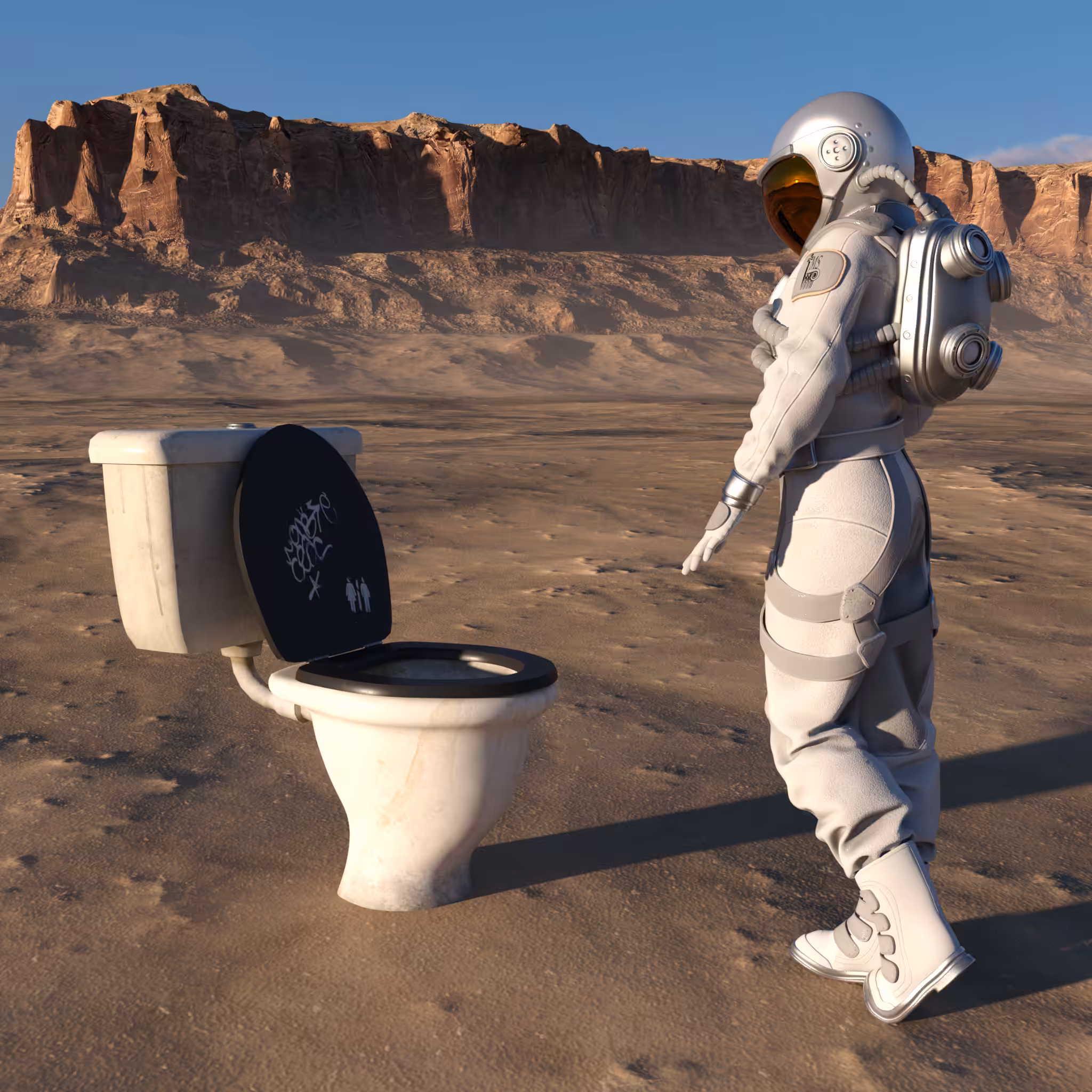 Piss on Mars