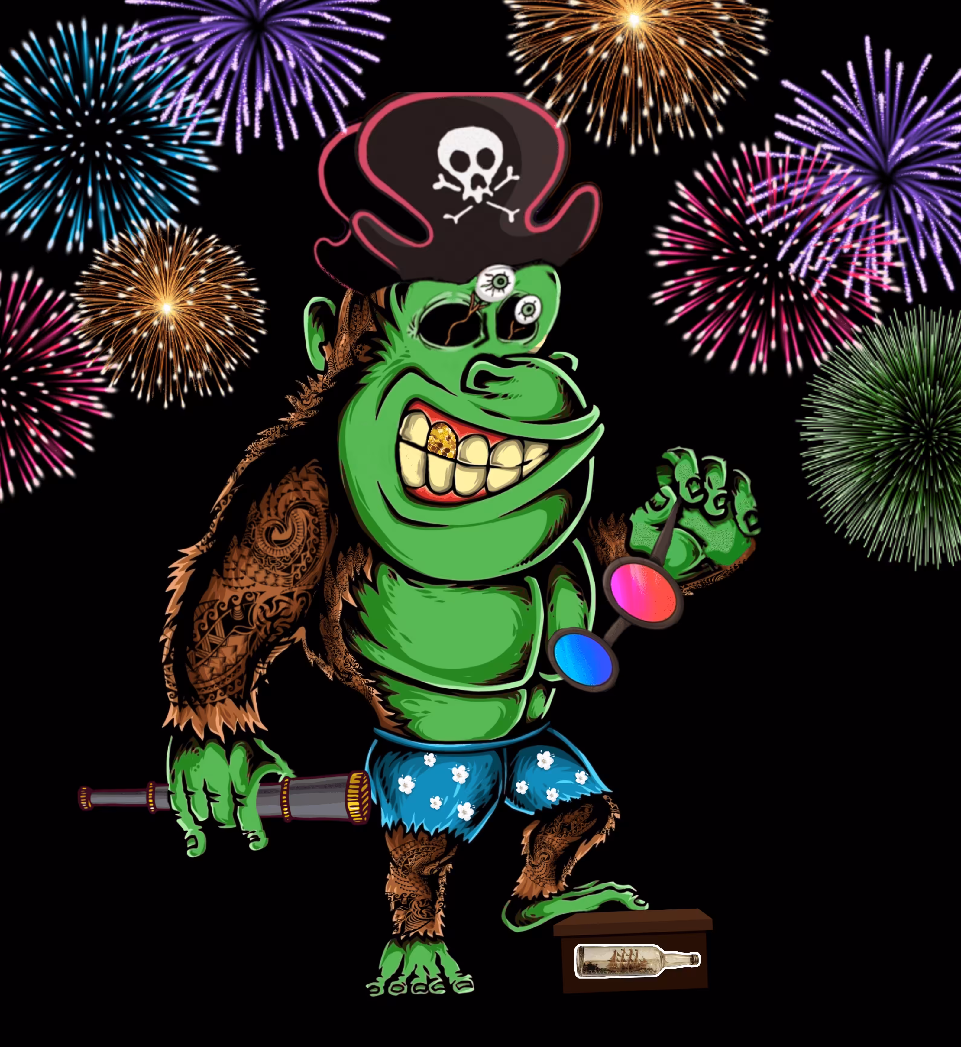 Hip Ass Ape #3