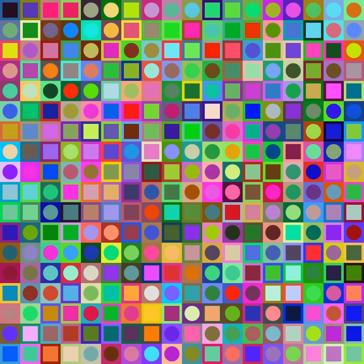 Square Dot Composition #269