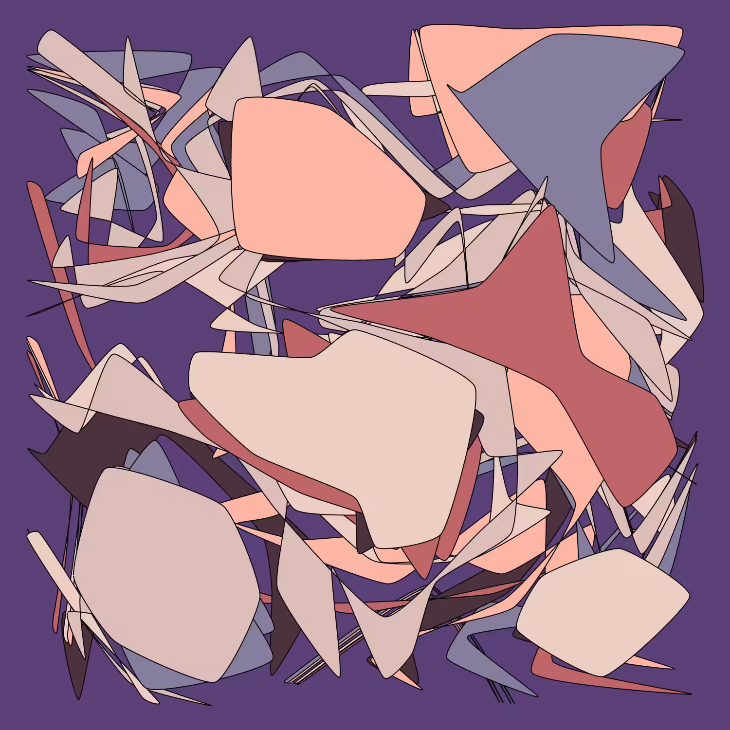 Geometric colorful shapes 2 (Free edition) #51