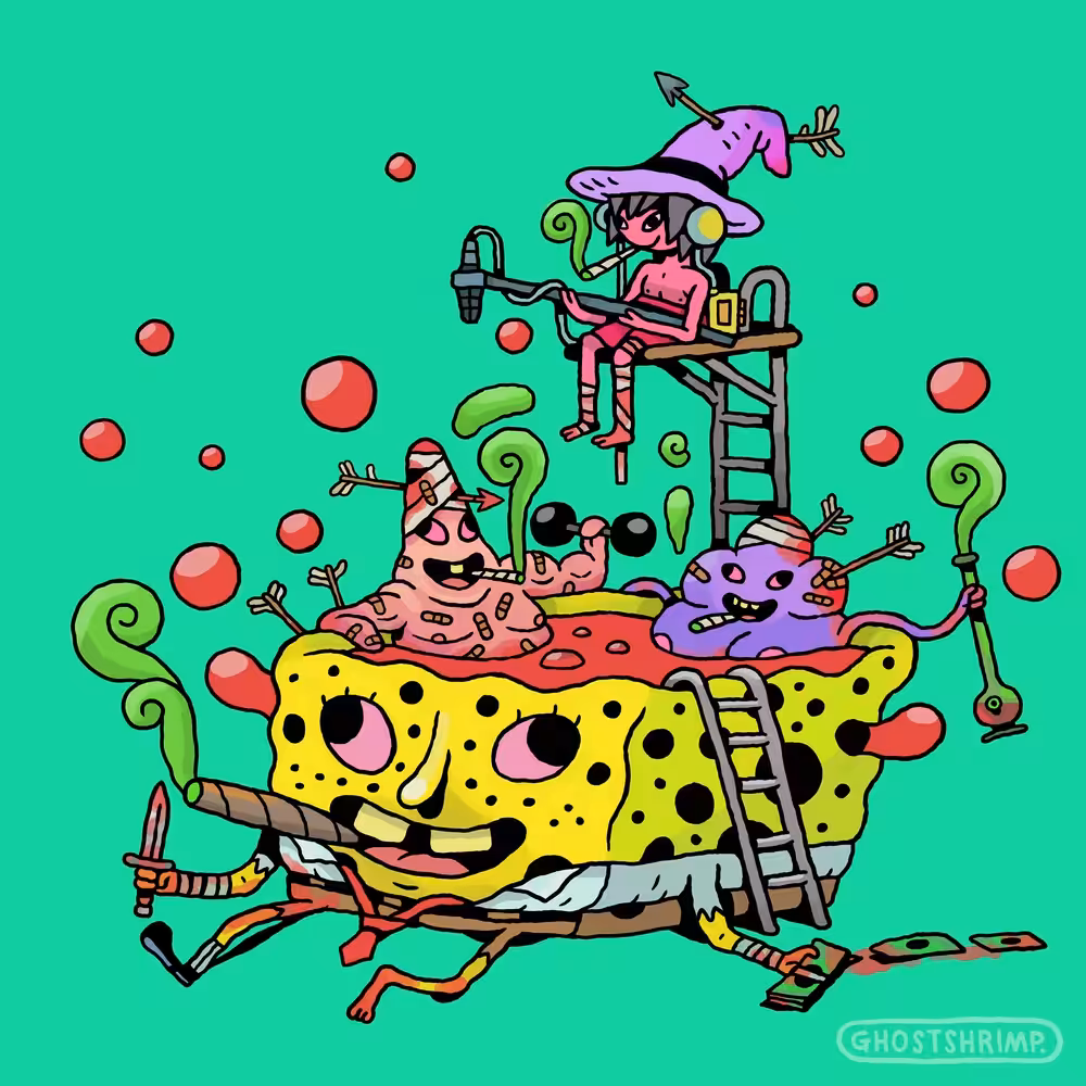 SPONGE BATH BLOOD BONG