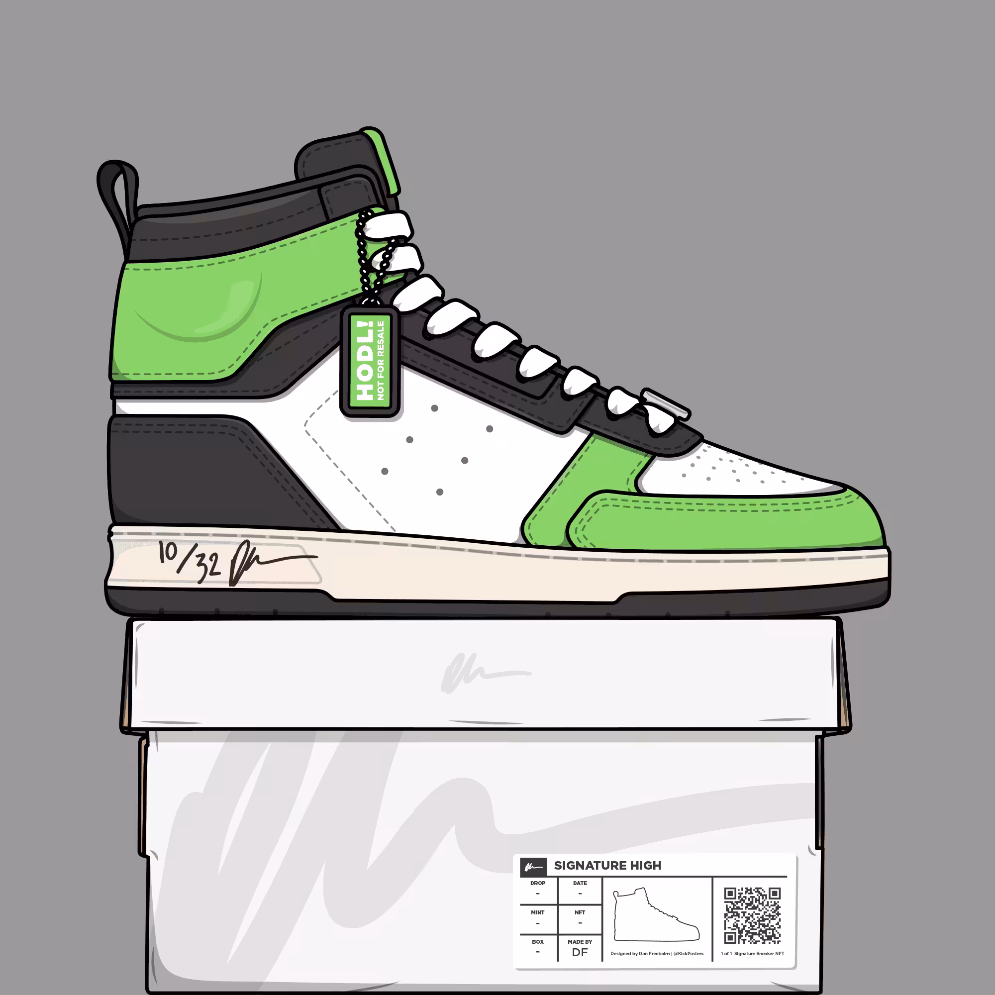 Signature Sneaker High 'Spectrum' - #10