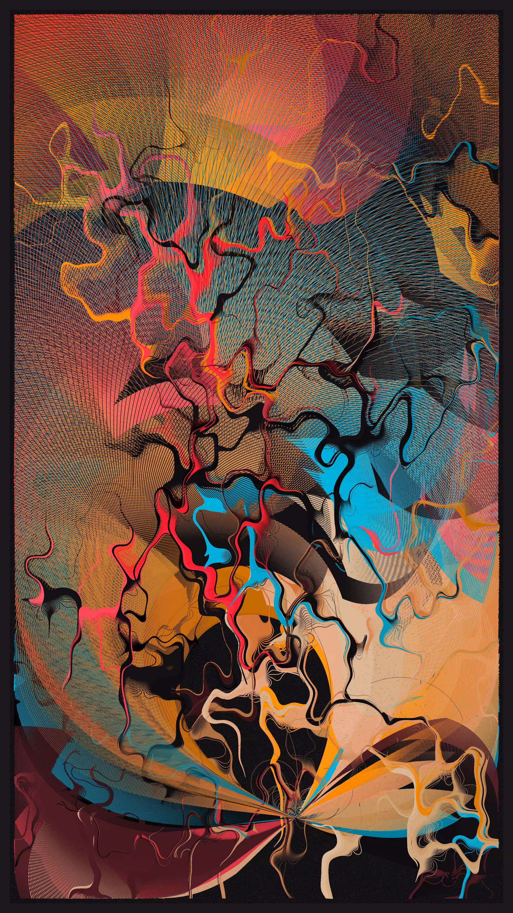 Blob Art Generator #99